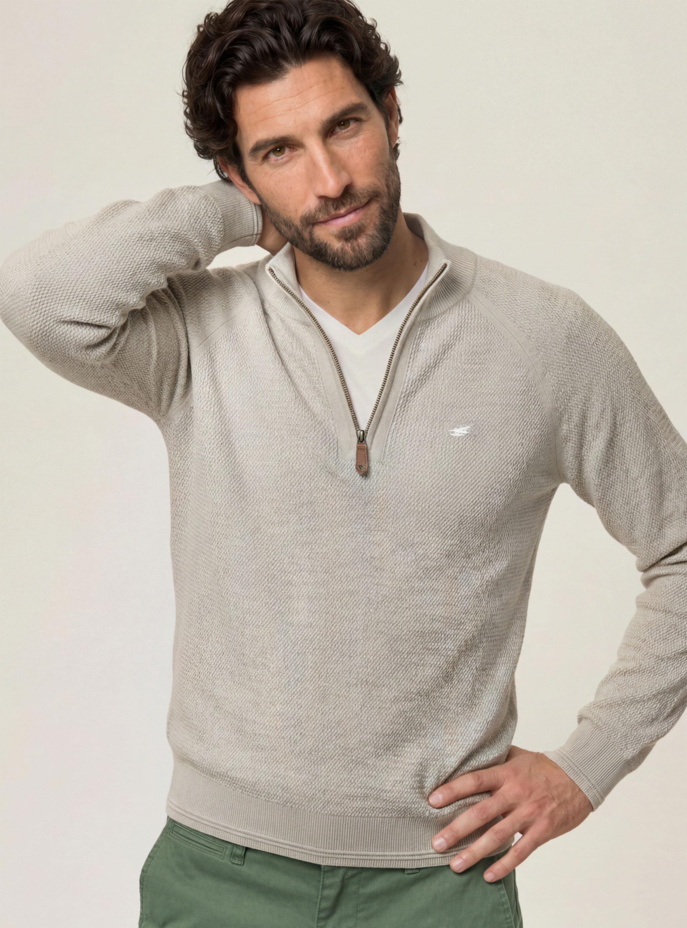 Sweater Asheville Medio Cierre-0