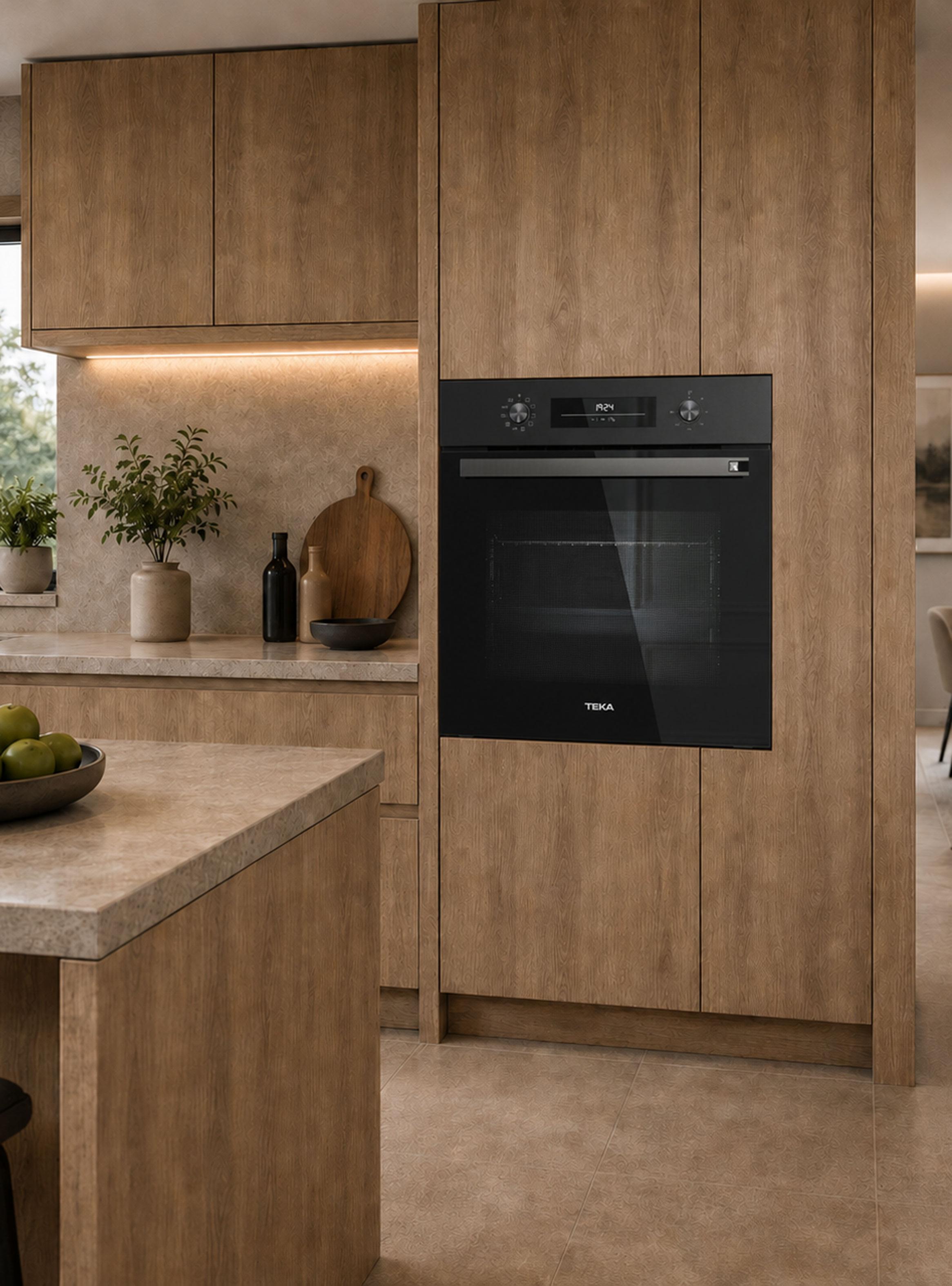 Horno Empotrable con Convector 63 Litros HSB 6360 FBK-8