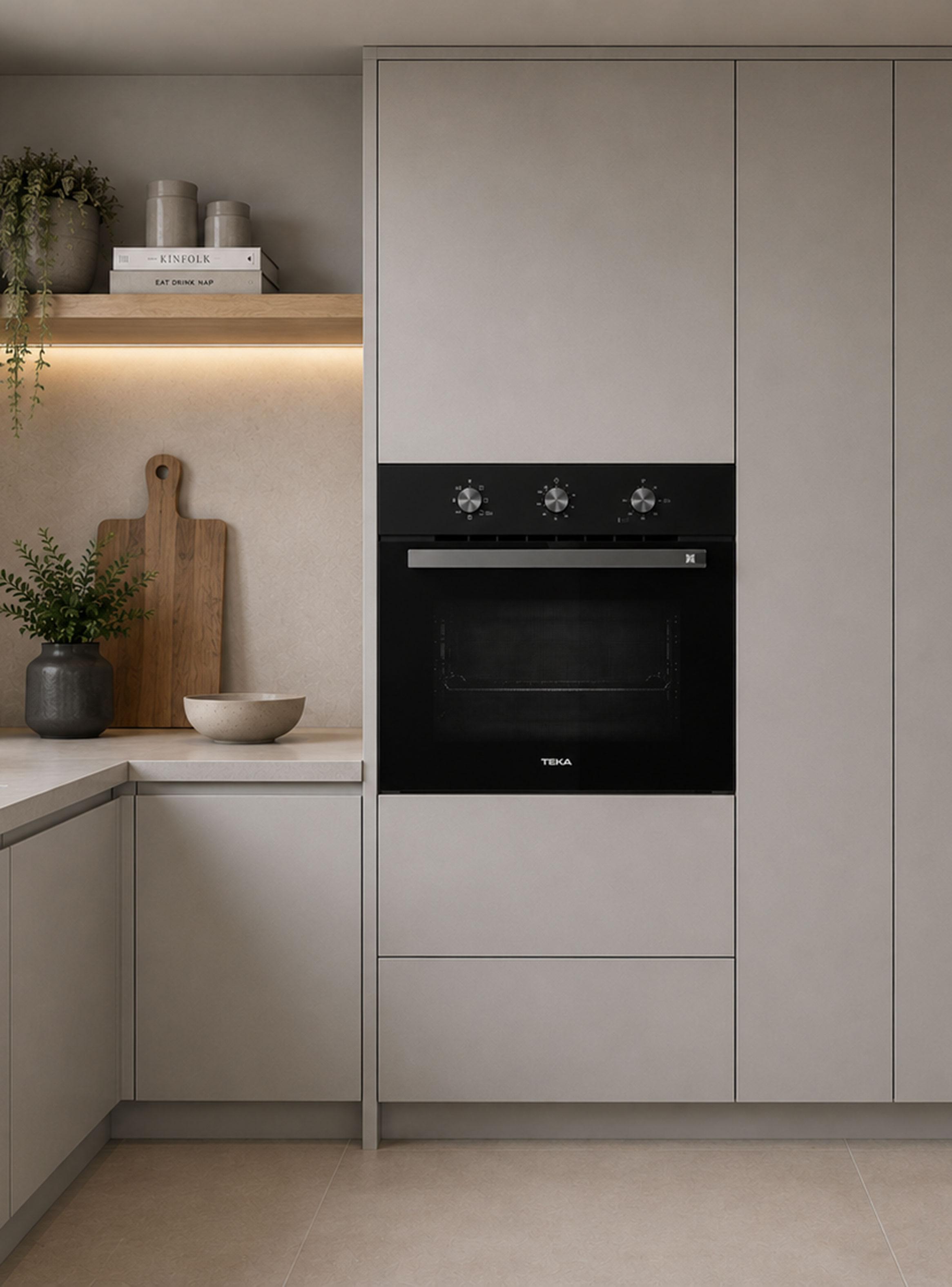 Horno Empotrable con Convector 63 Litros HSB 6150 FBK-9