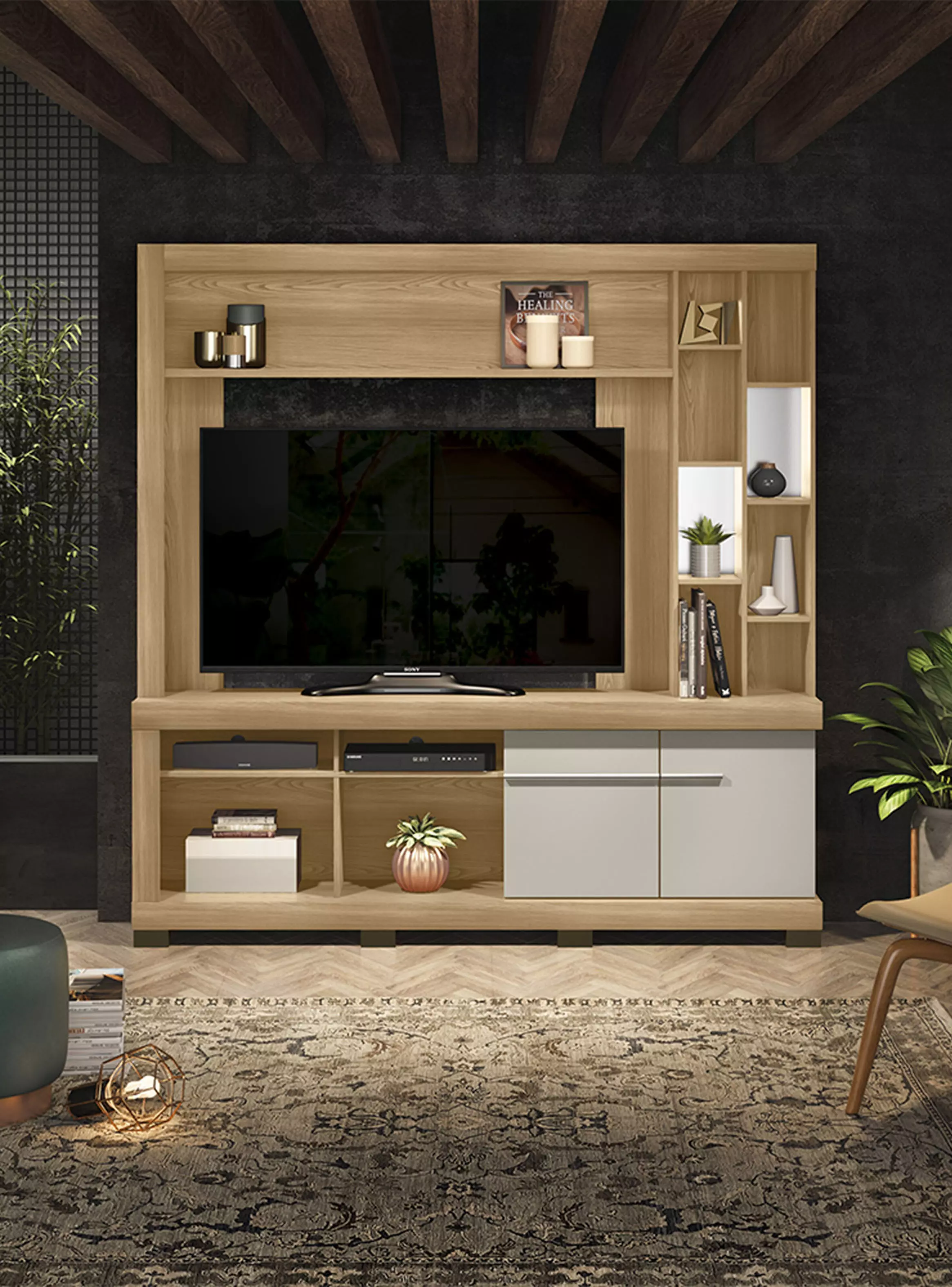 Home TV 65'' Canela 2 Puertas-4