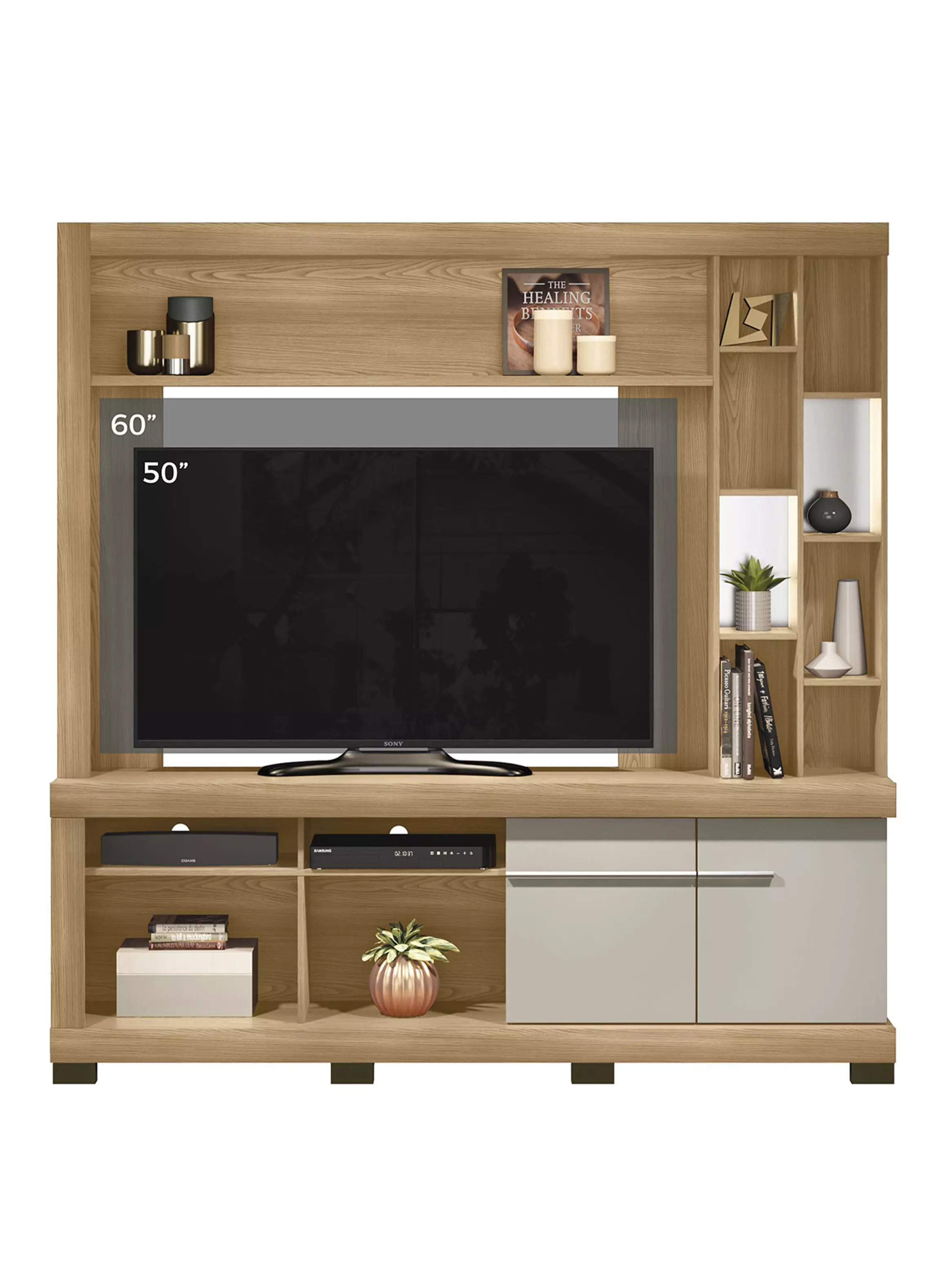 Home TV 65'' Canela 2 Puertas-2