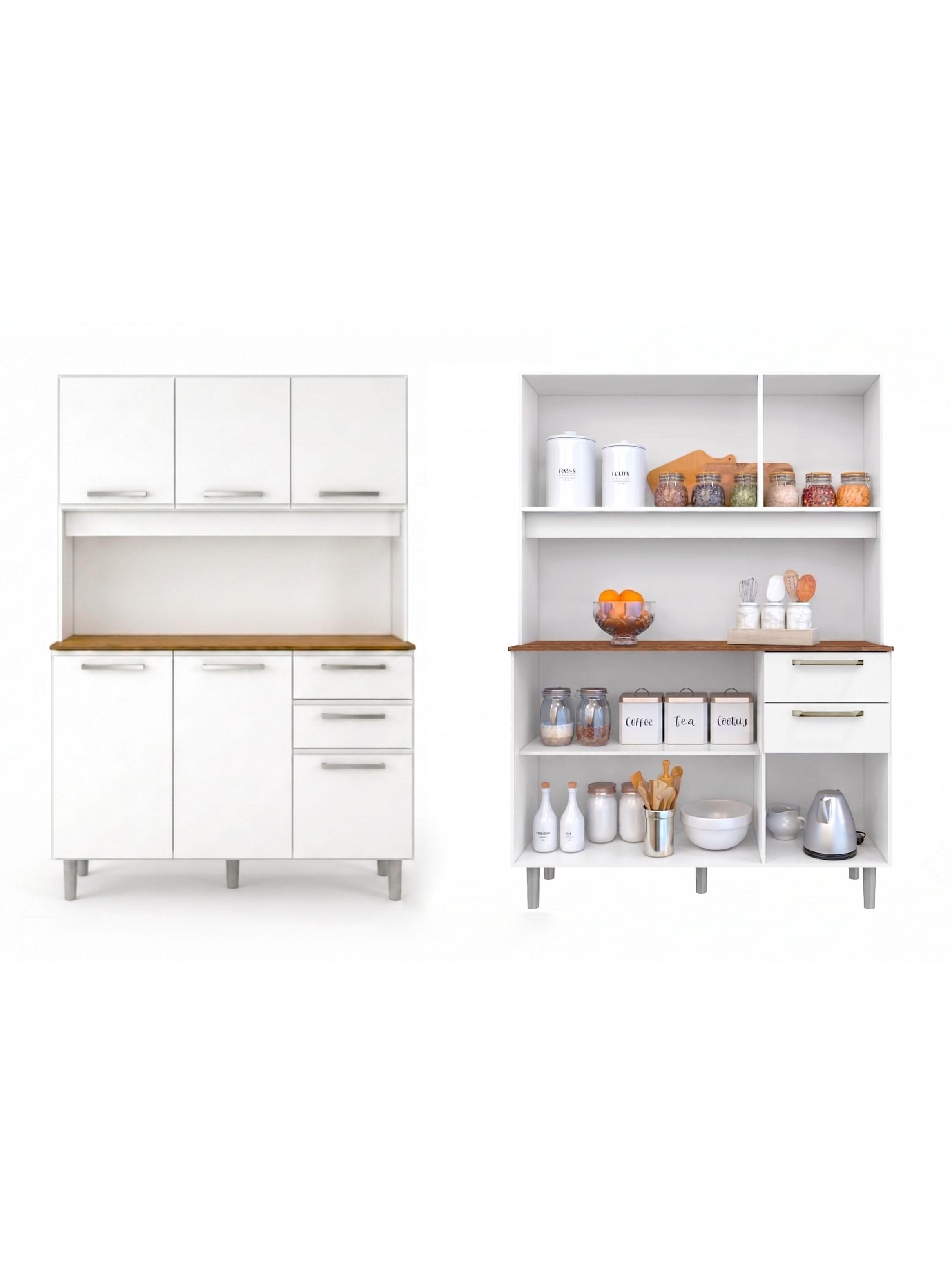 Mueble de Cocina Alacena Despensa Blanco MDP-2