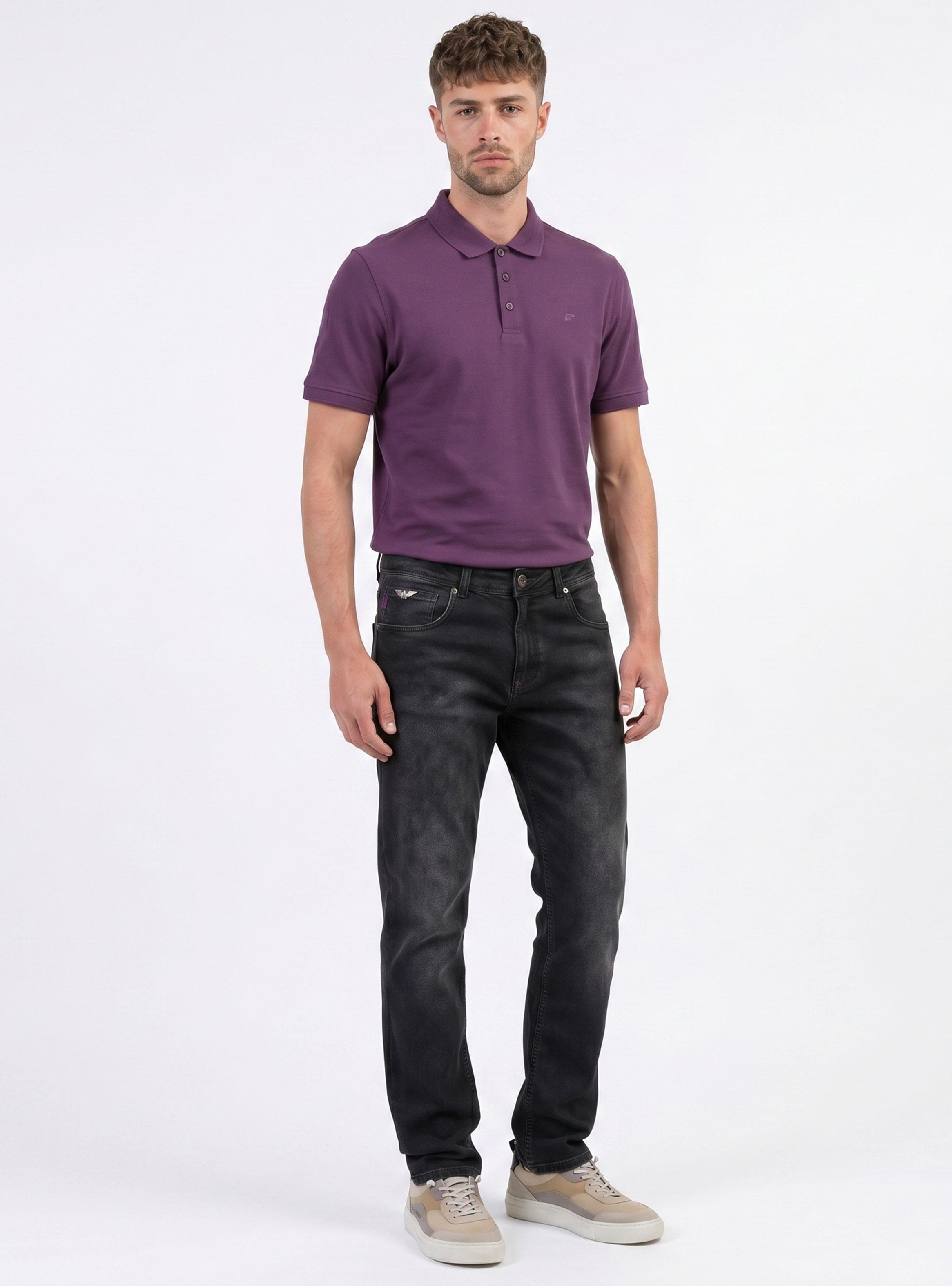 Jeans Straight Black Grey Embosse Bolsillo-3