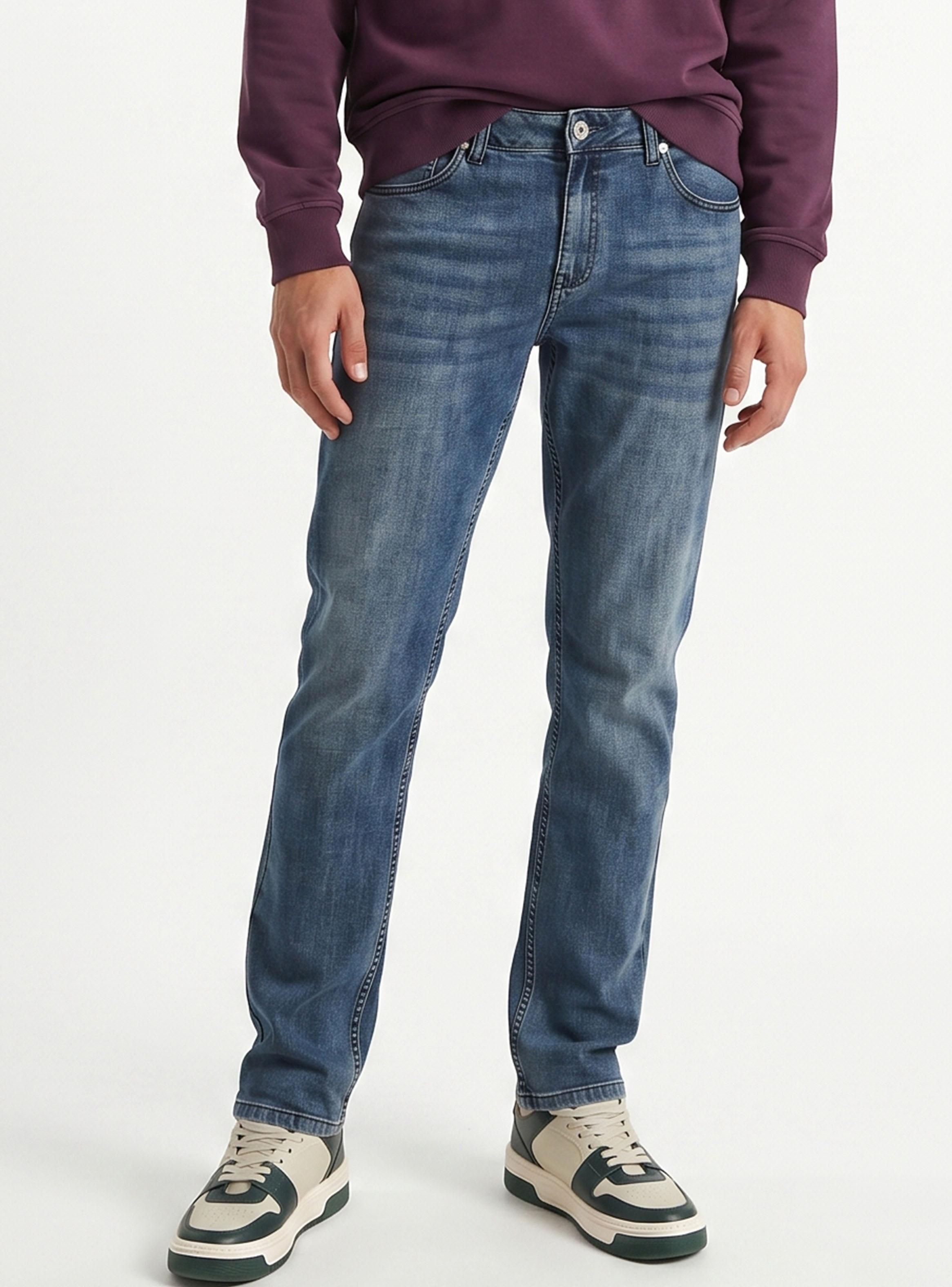 Jeans Slim Blue Grey Embosse Bolsillo-0