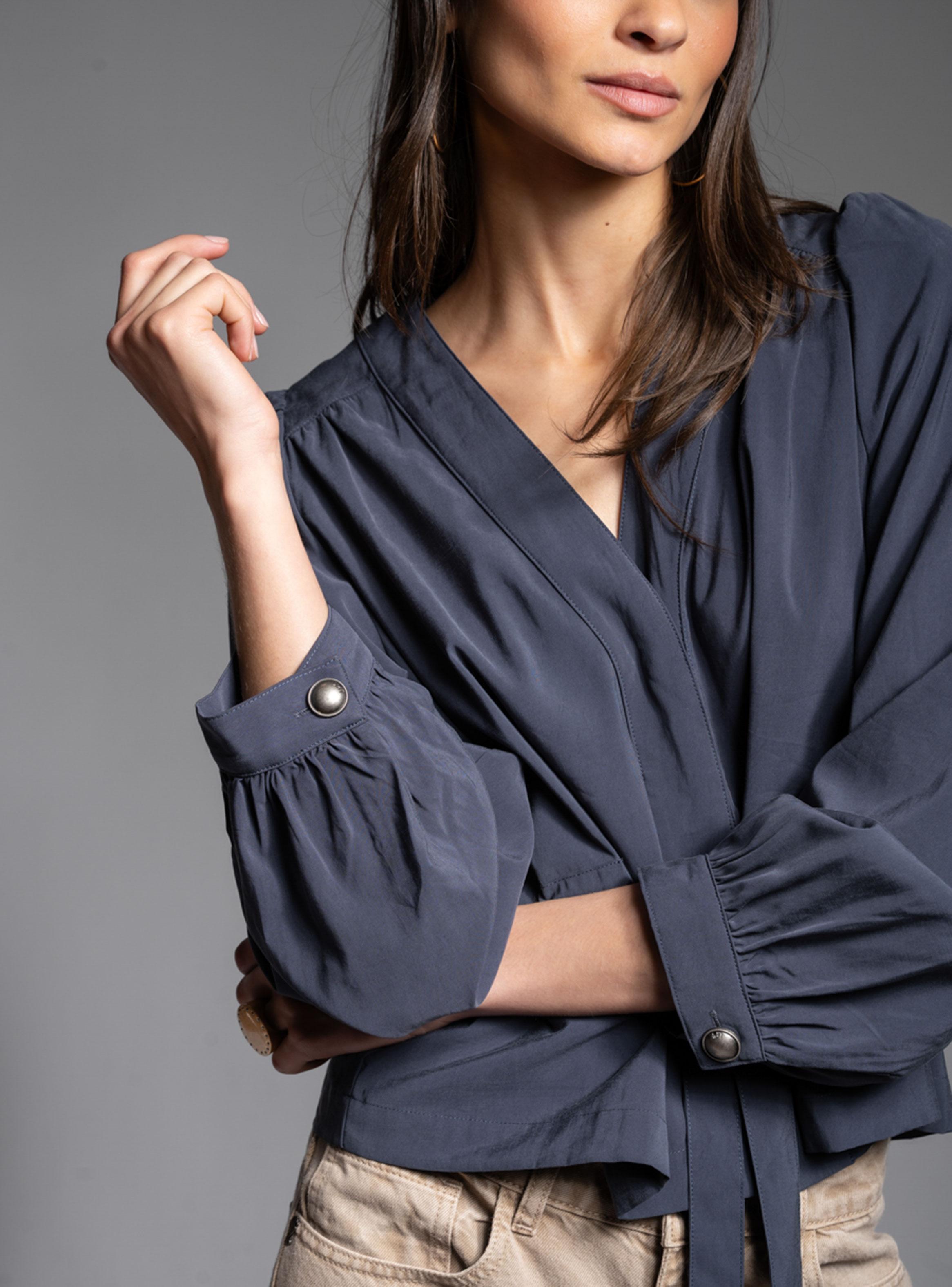 Blusa Ivoire Azul Marino-2