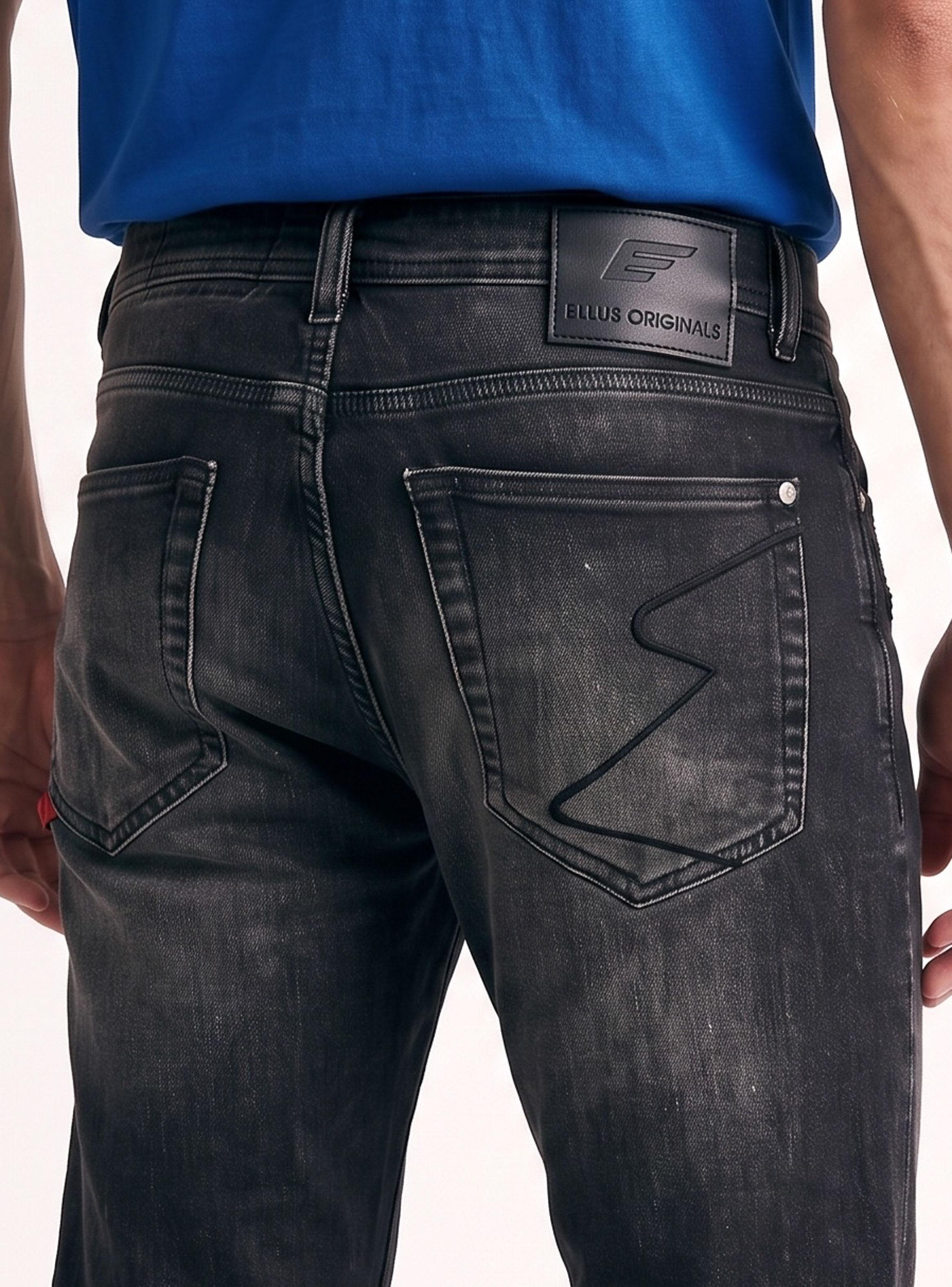 Jeans Slim Joger Denim Five Pockets Bordado Trasero-2