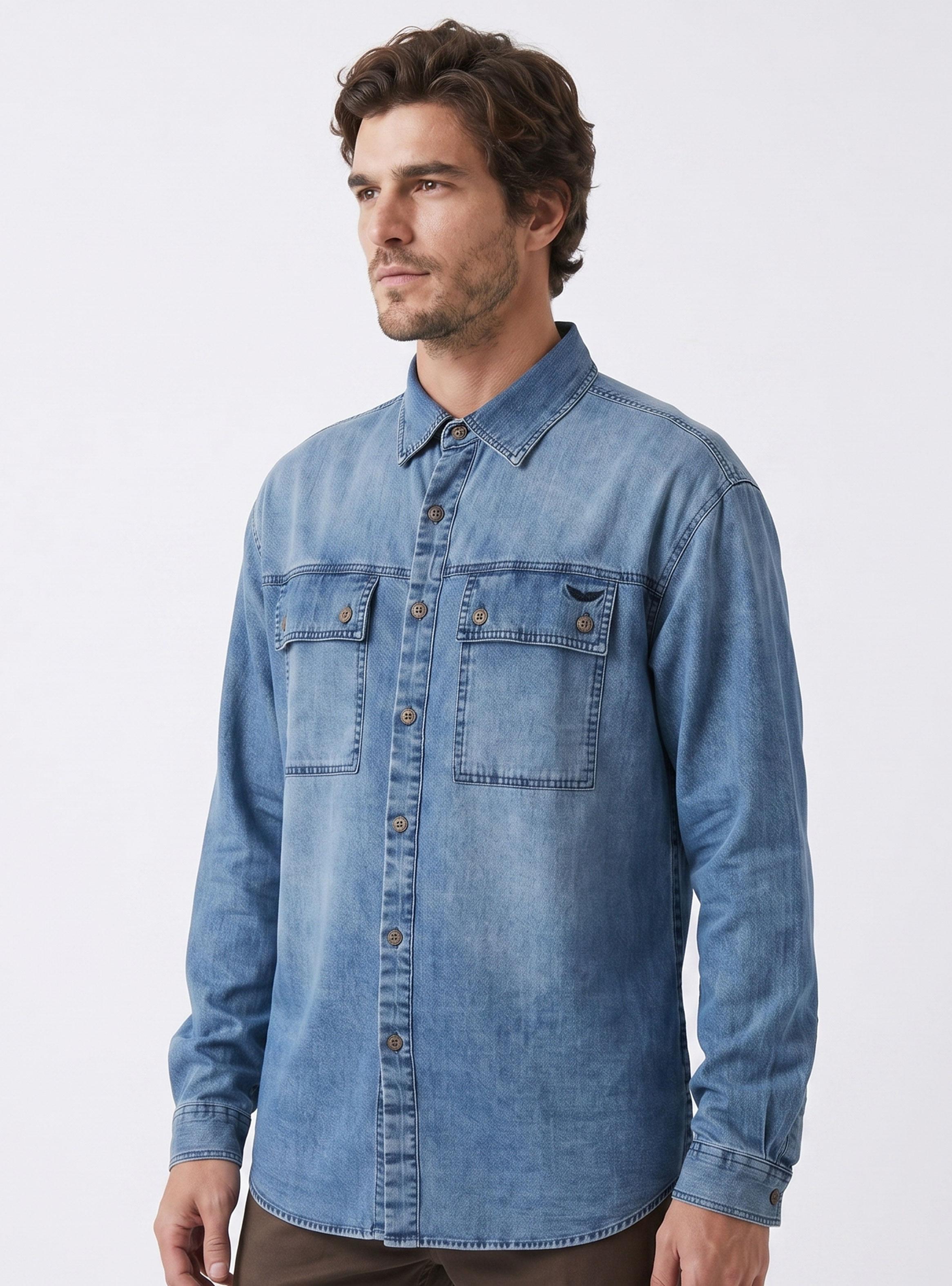 Camisa Regular Light Blue-2