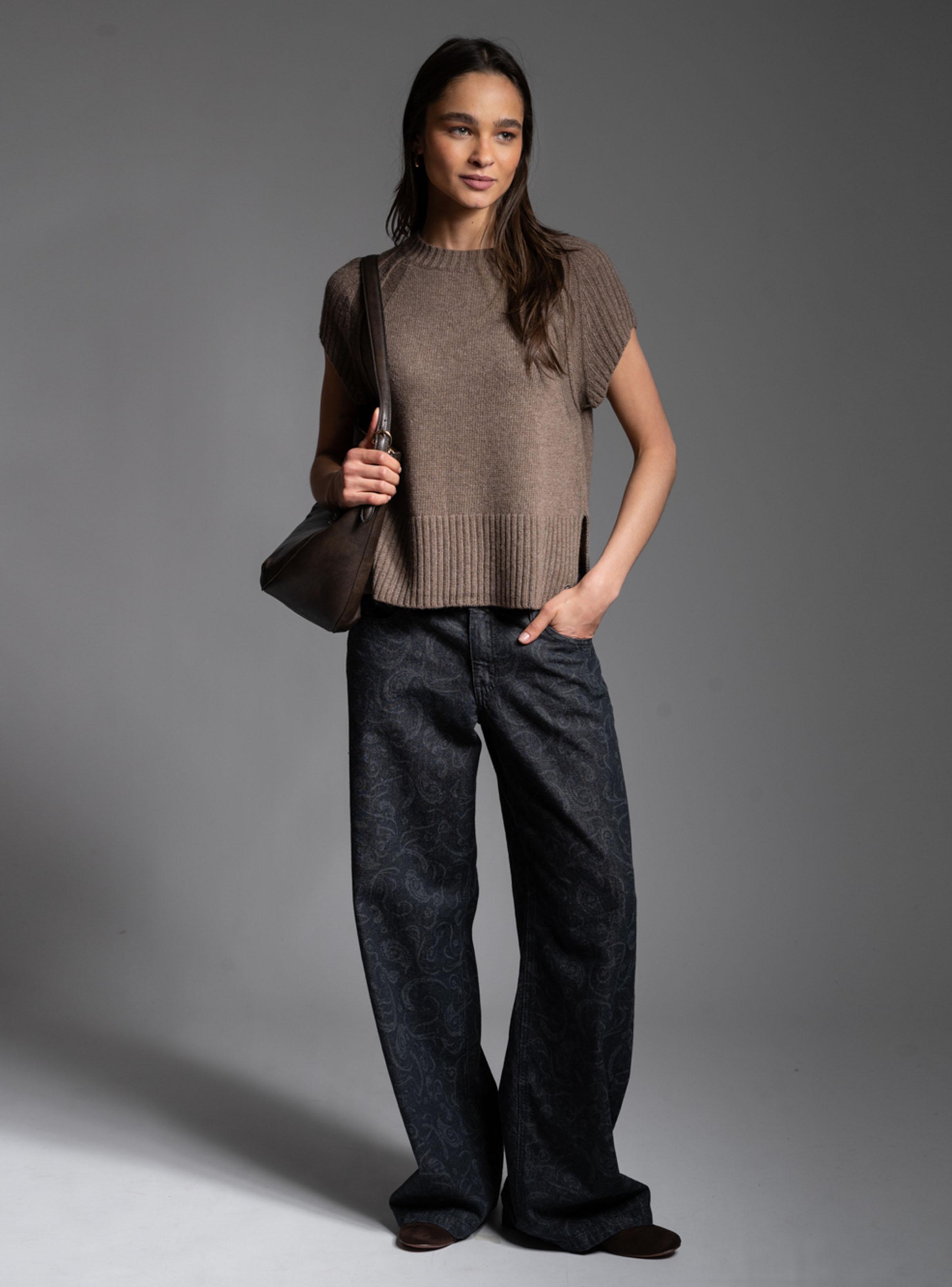 Jeans Tiro Bajo Wide Leg Josefa TB Marengo-4