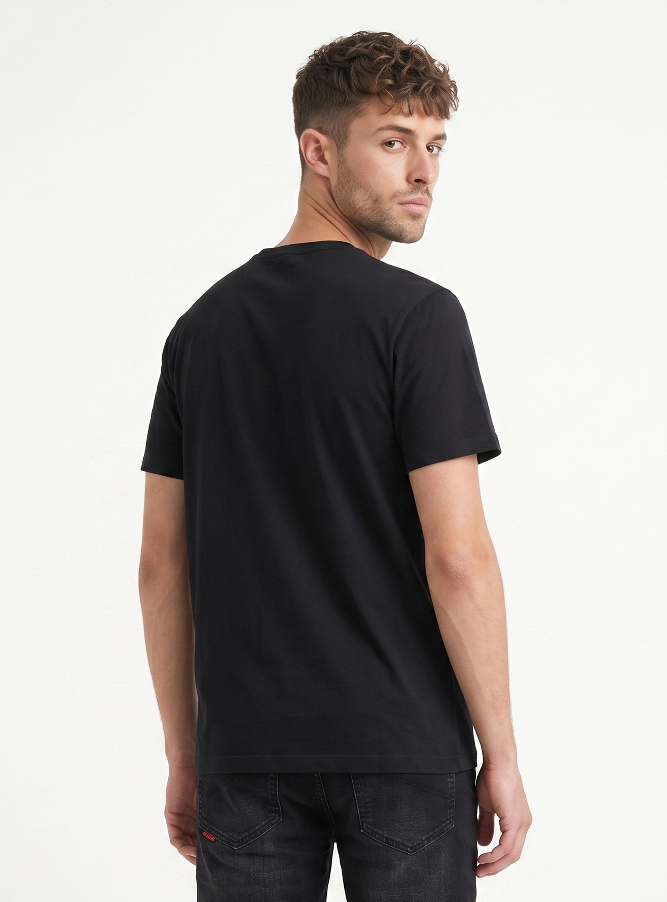Polera Manga Corta Regular Fit Pespunte-1