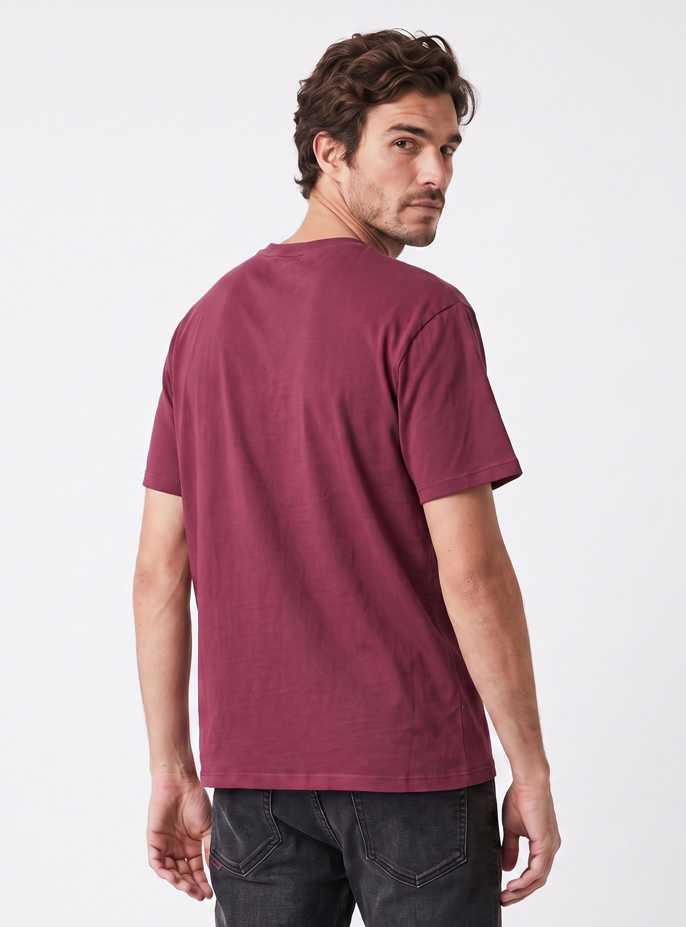 Polera Manga Corta Regular Fit Rososc-1