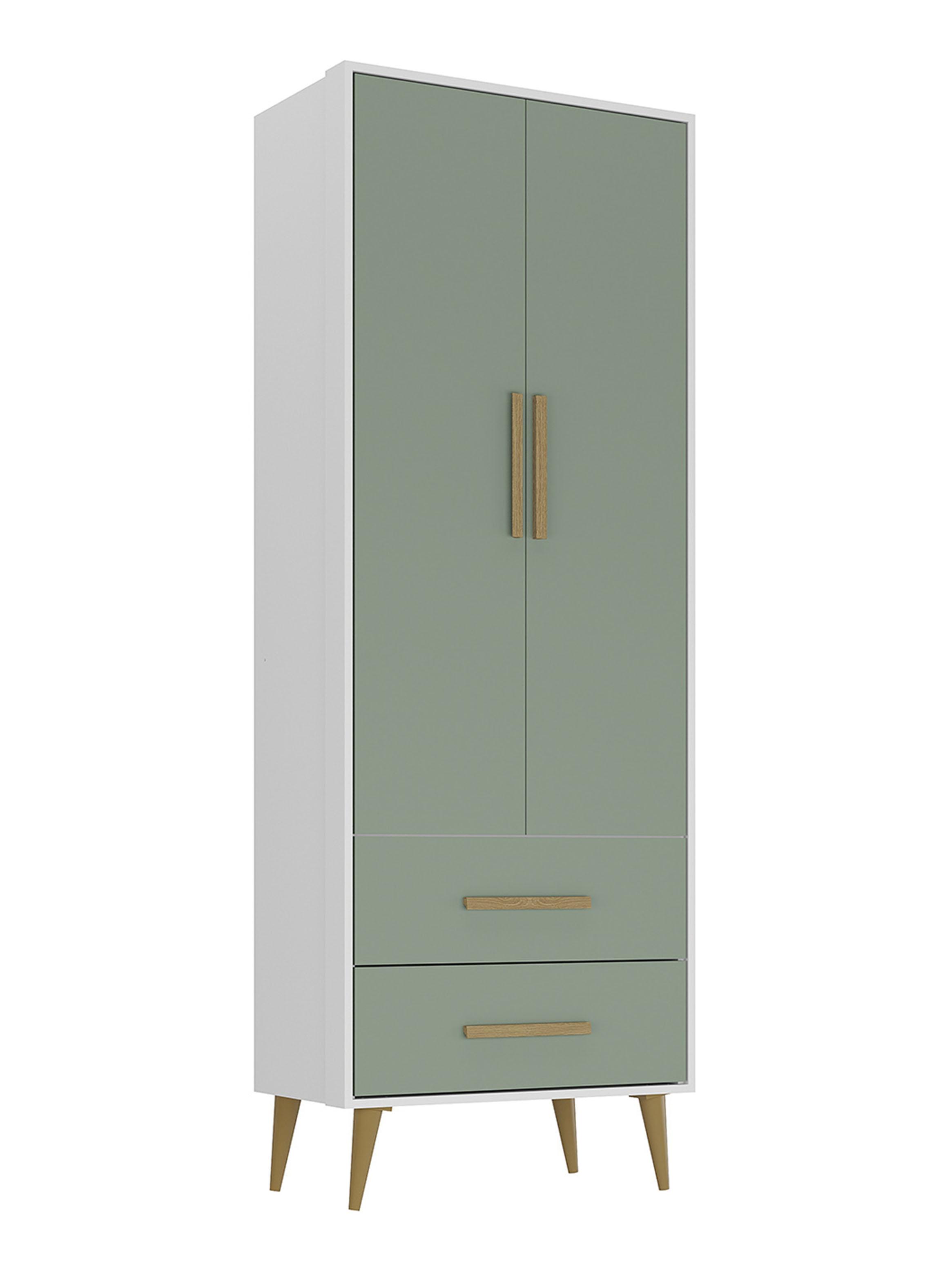 Clóset 2 Puertas 2 Cajones Encanto 195x70.8x40 cm-0