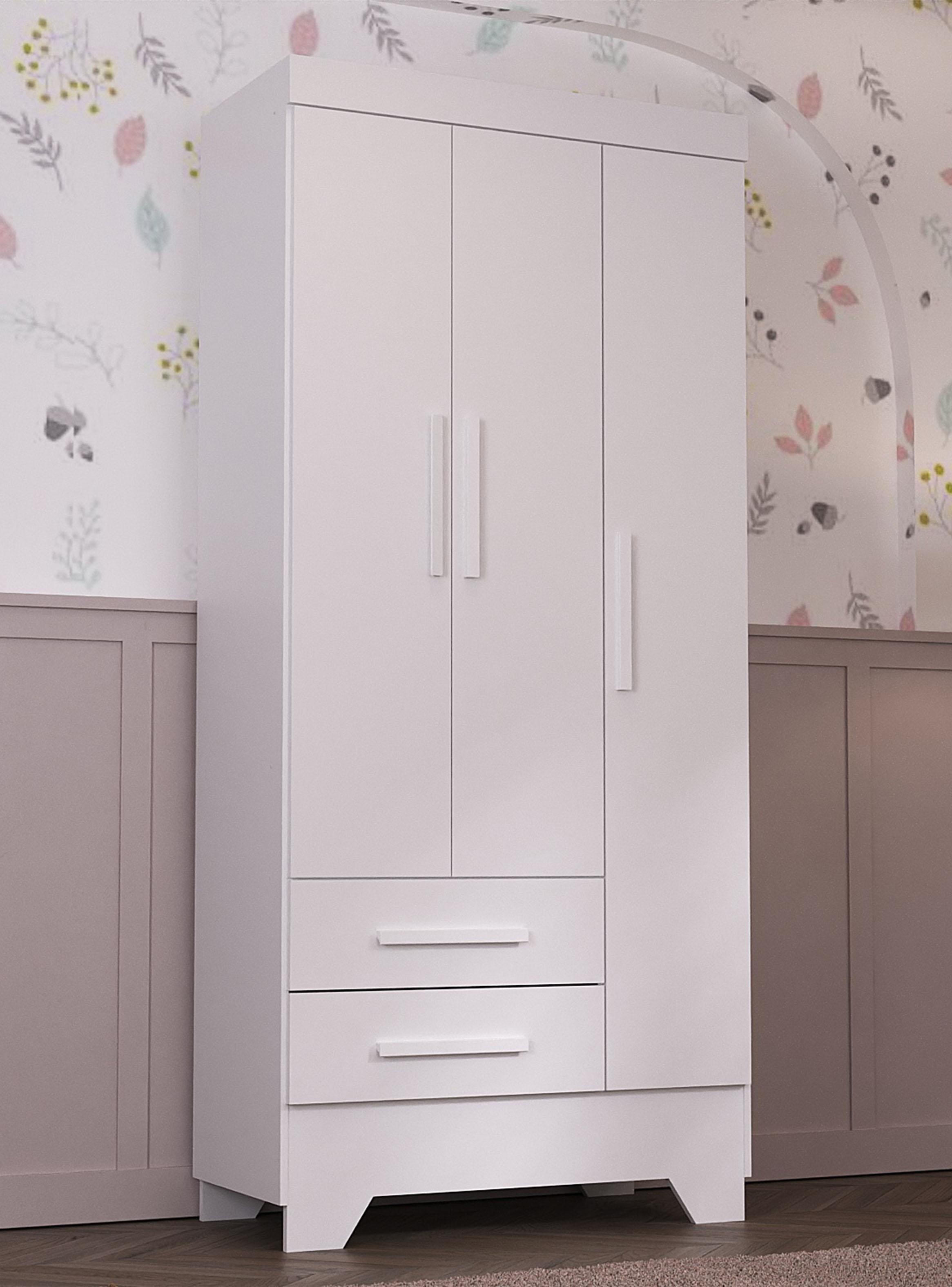 Clóset 3 Puertas 2 Cajones Adoleta 180x81.7x40 cm-3