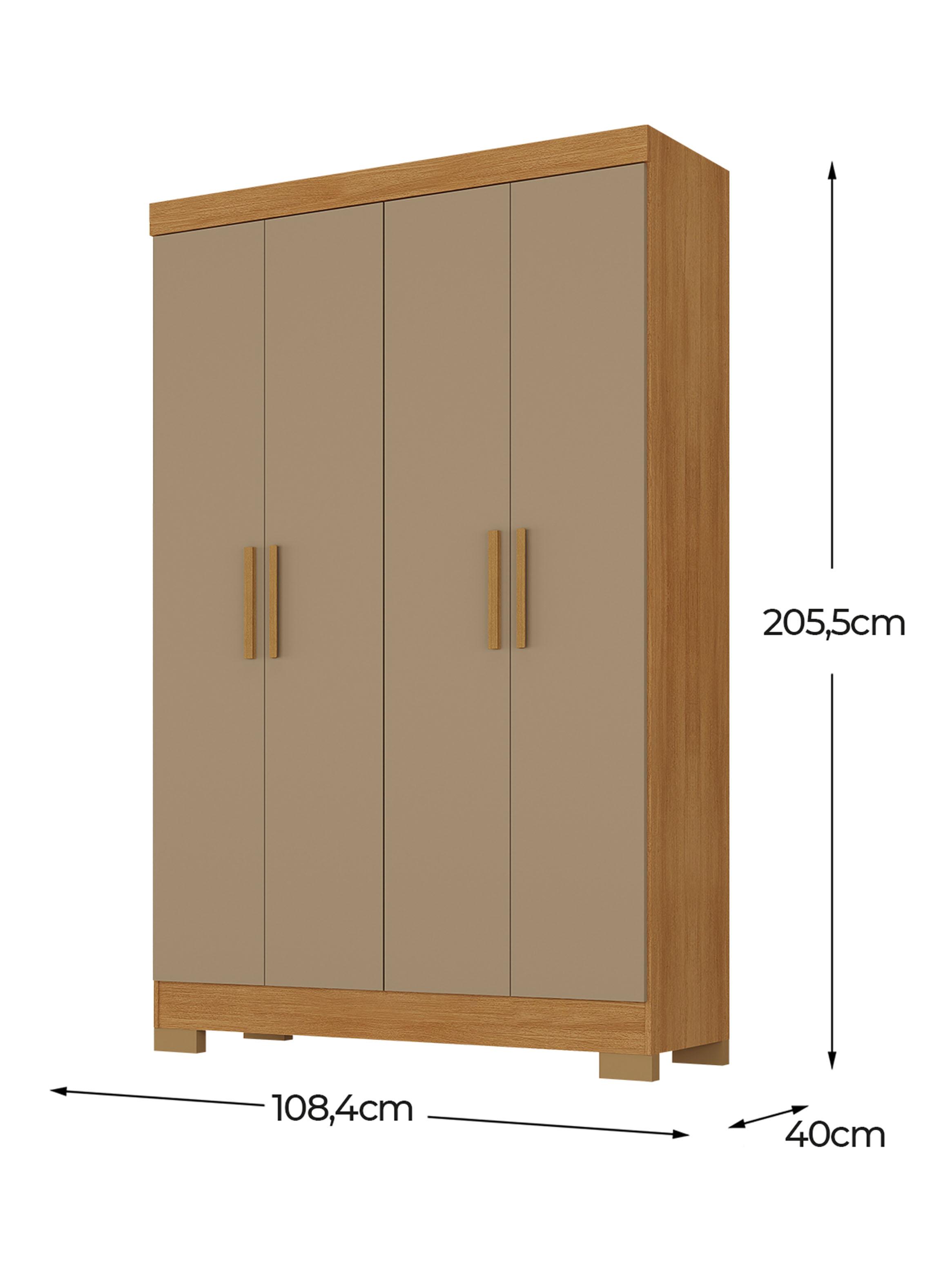 Clóset 4 Puertas 3 Cajones Viena-1