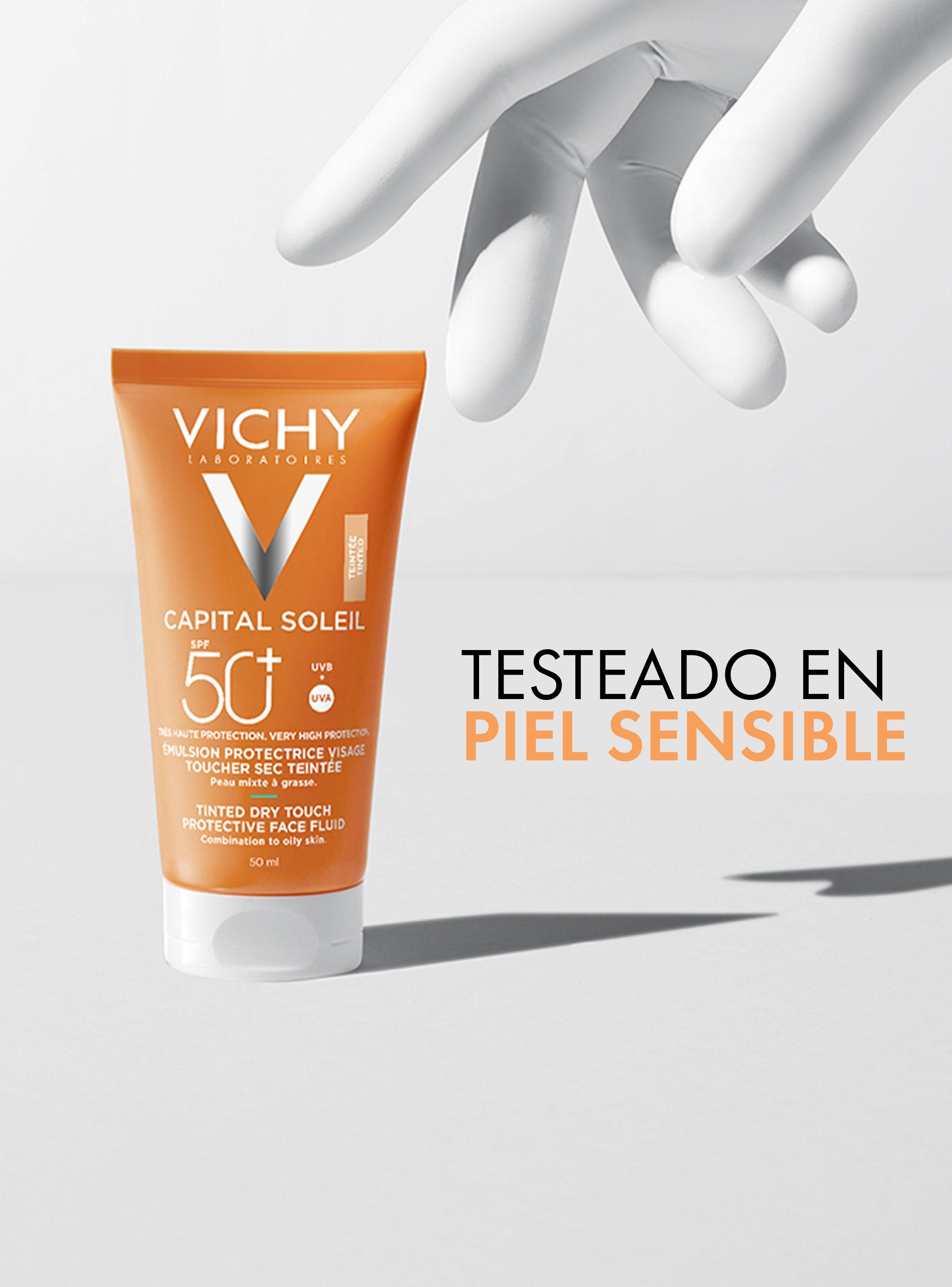 Protector Vichy Solar Ideal Soleil Toque Seco Spf 50 50 ml Vichy-3