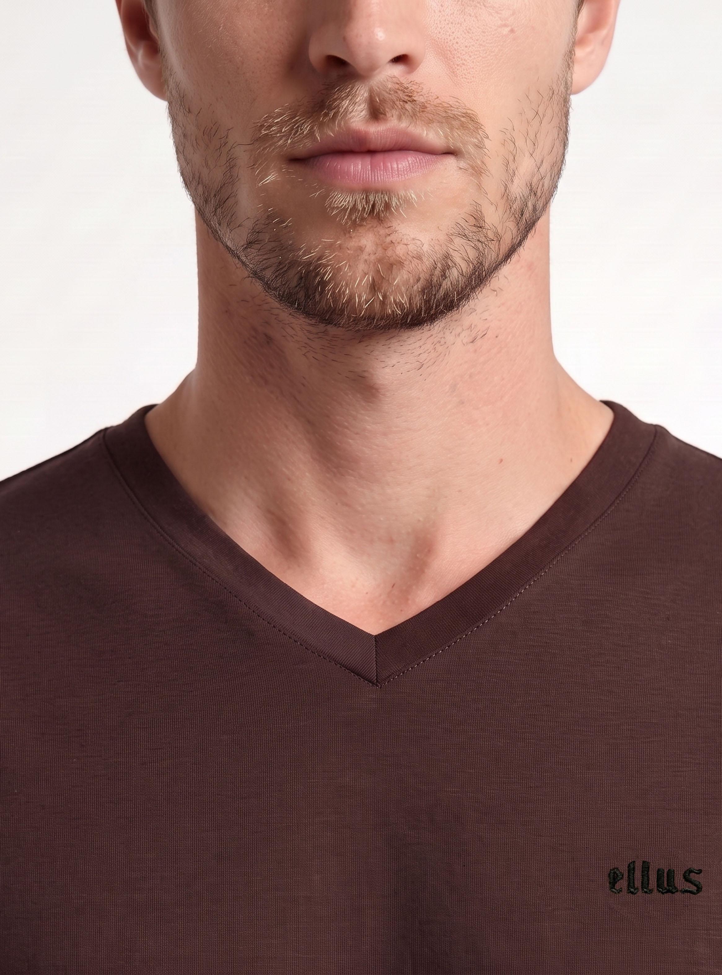 Polera Manga Corta V Neck Regular Fit-2