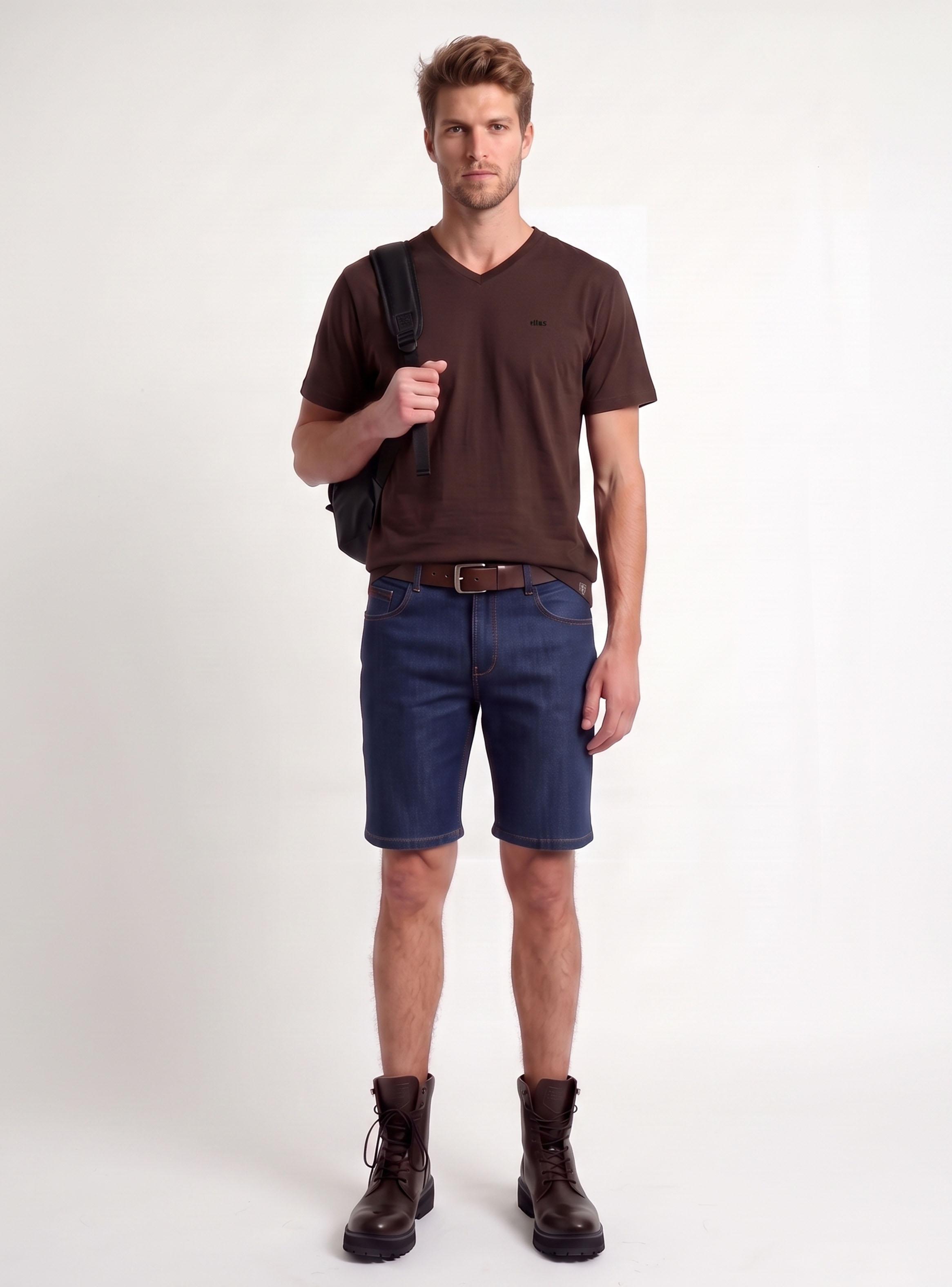 Polera Manga Corta V Neck Regular Fit-3