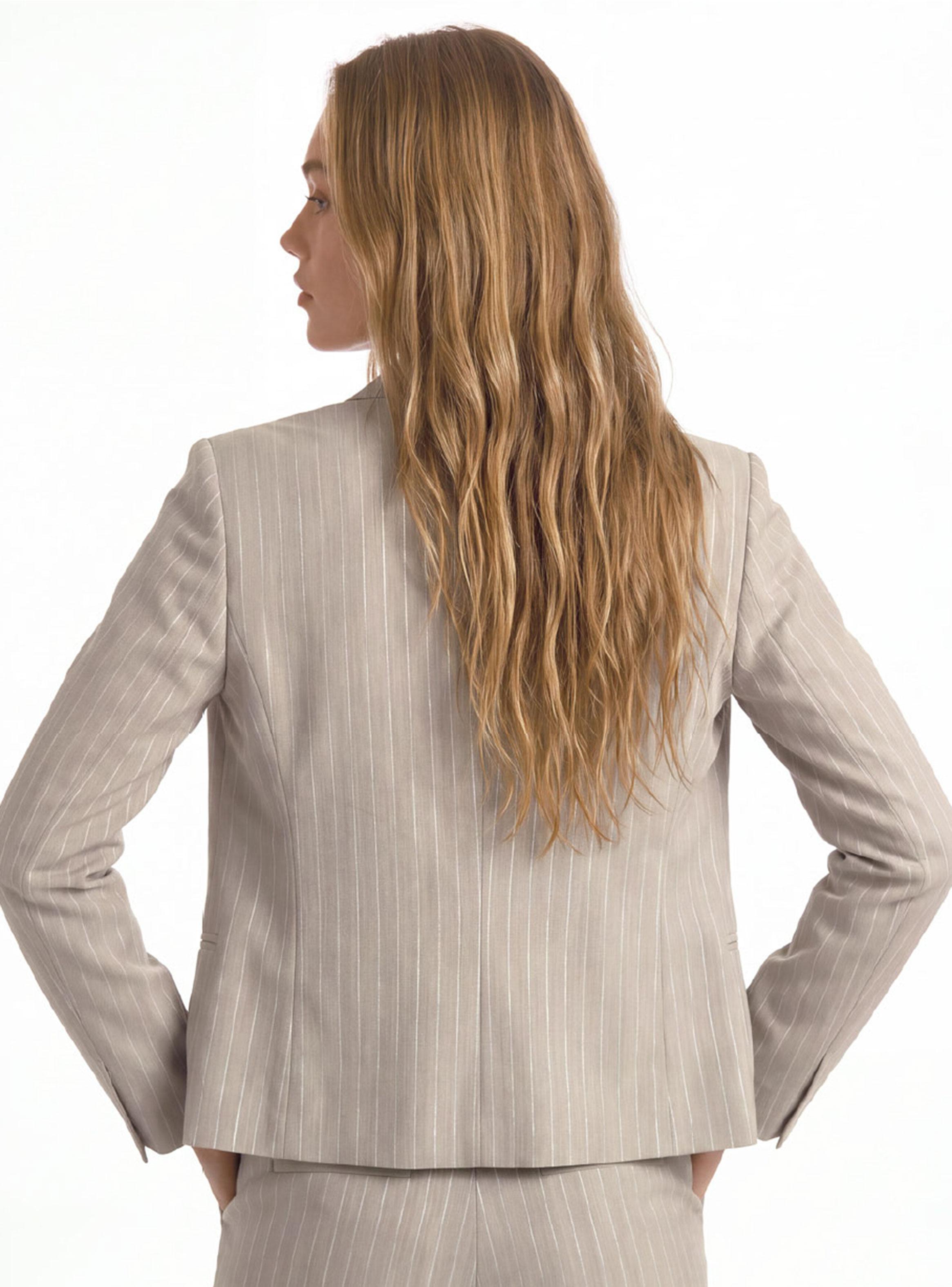 Blazer Rayas Corto Lurex-1