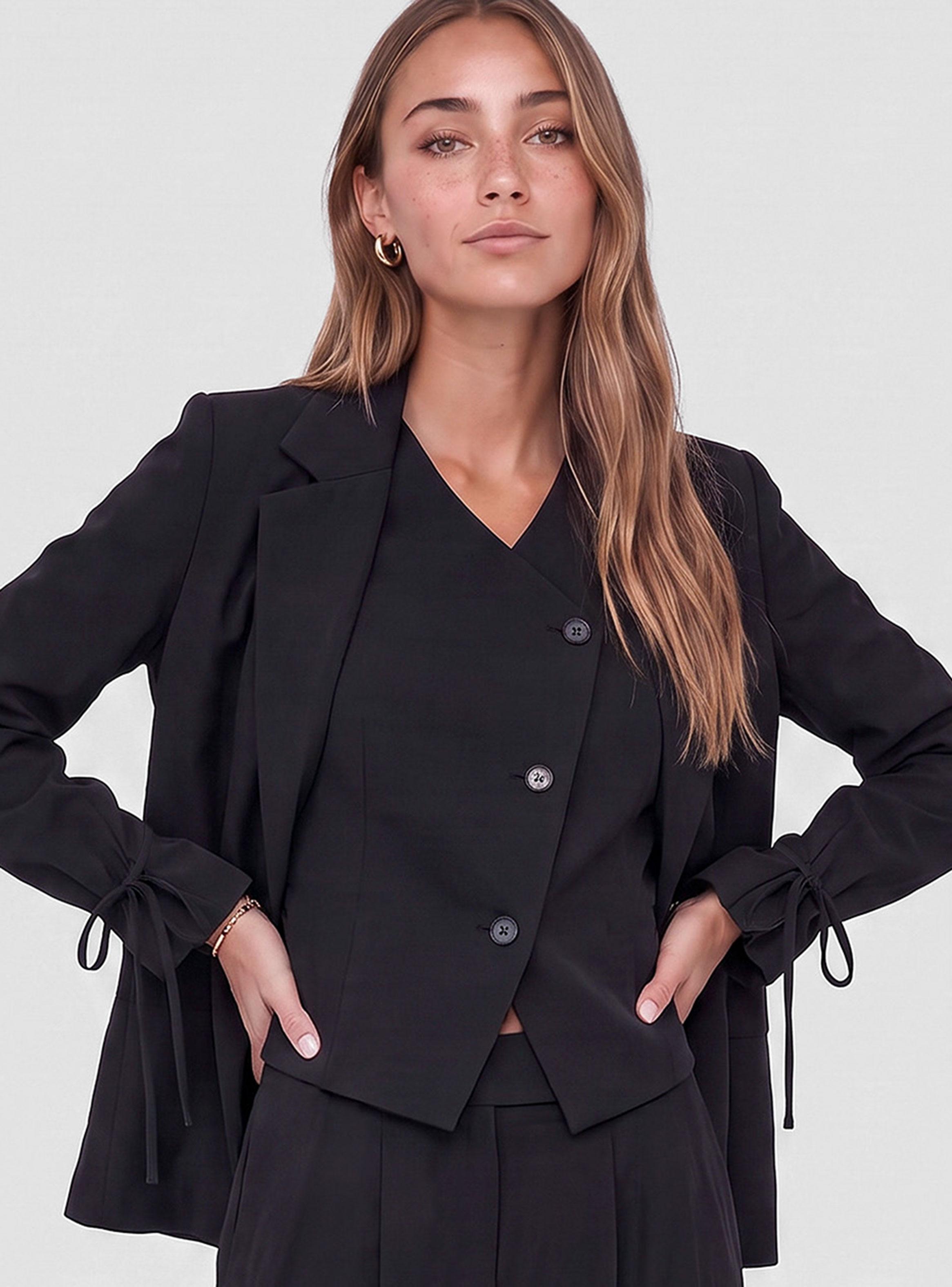 Blazer Tencel Black-2