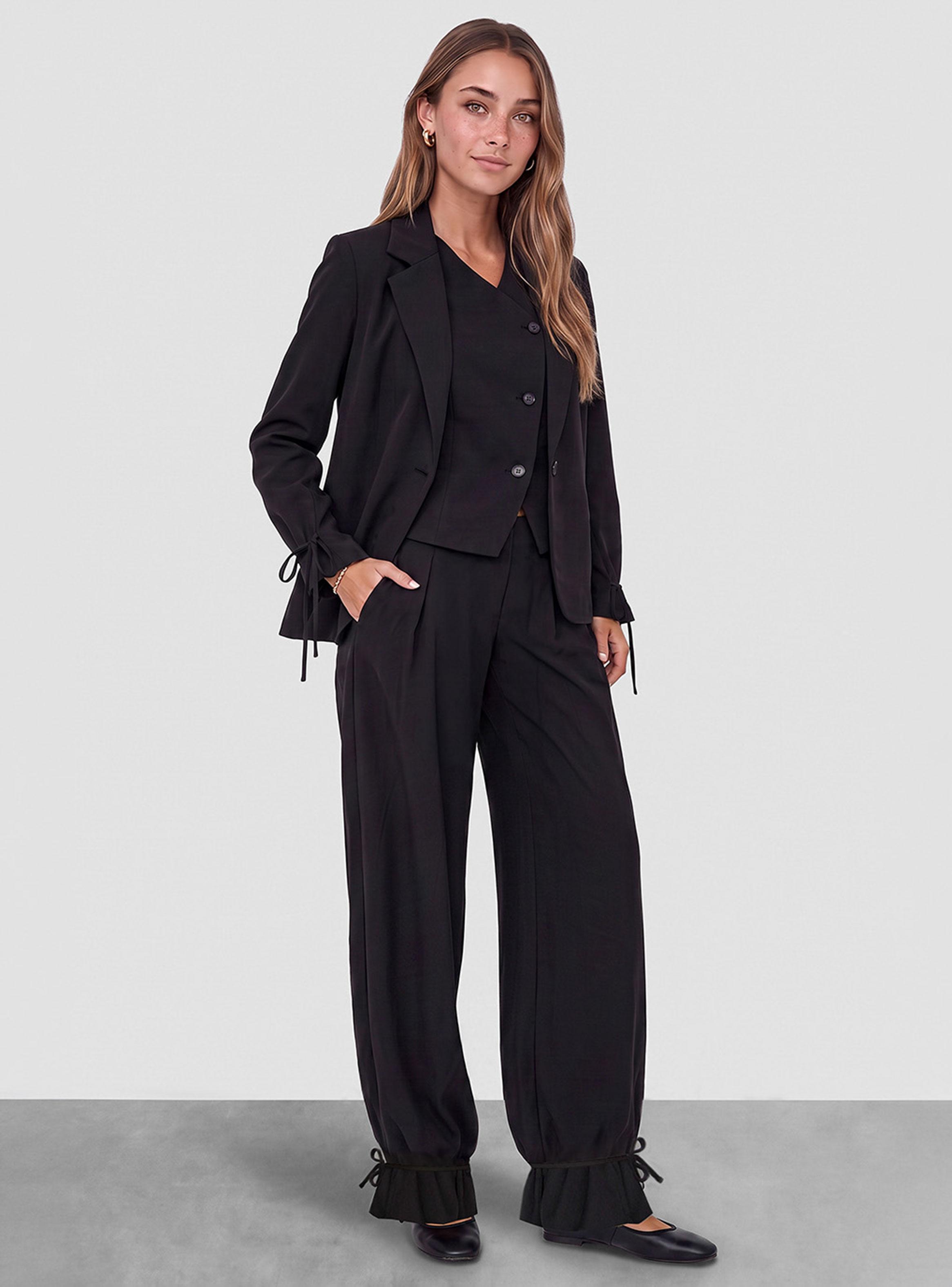Blazer Tencel Black-4