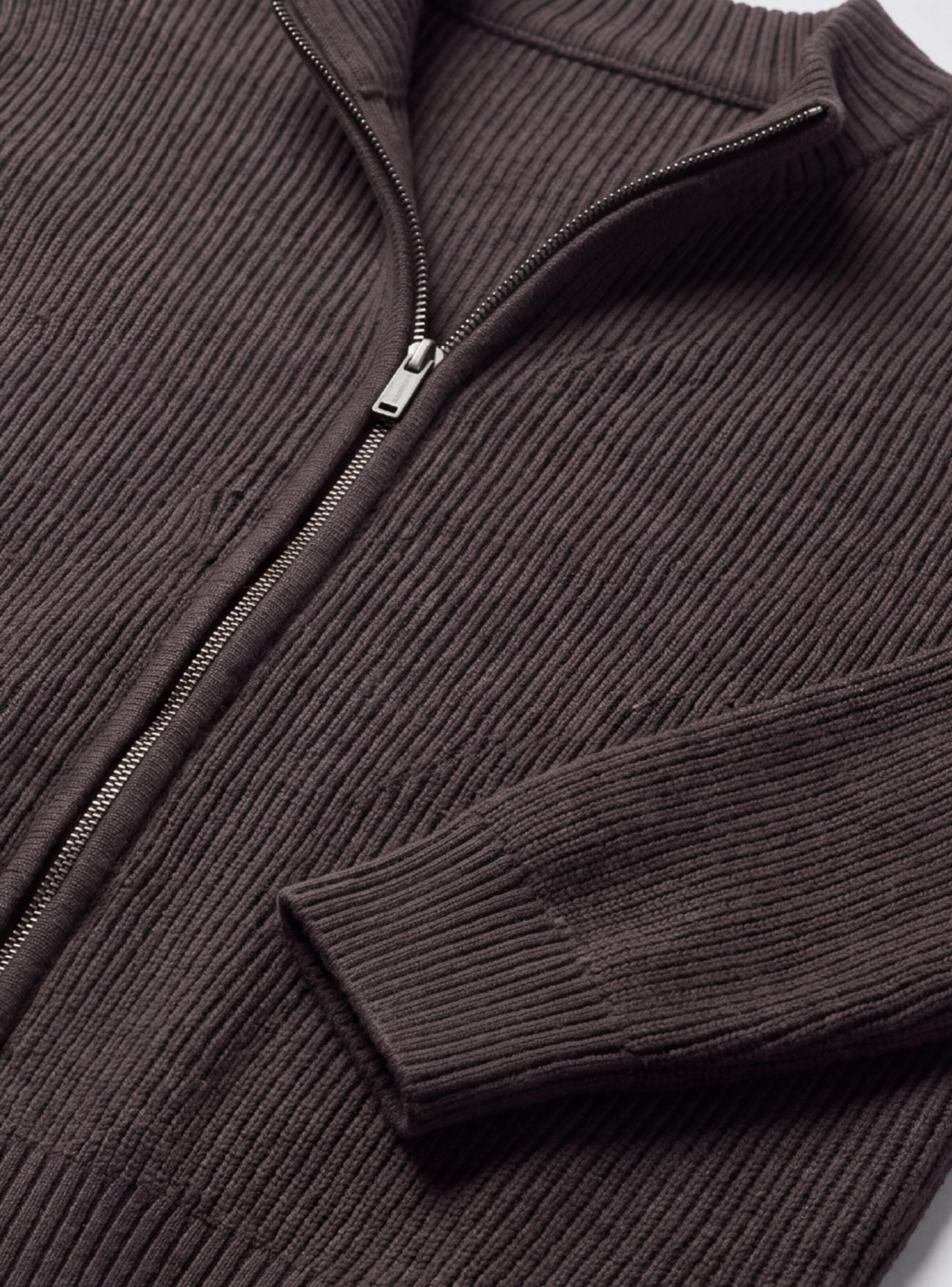 Sweater Bomber Brown-3
