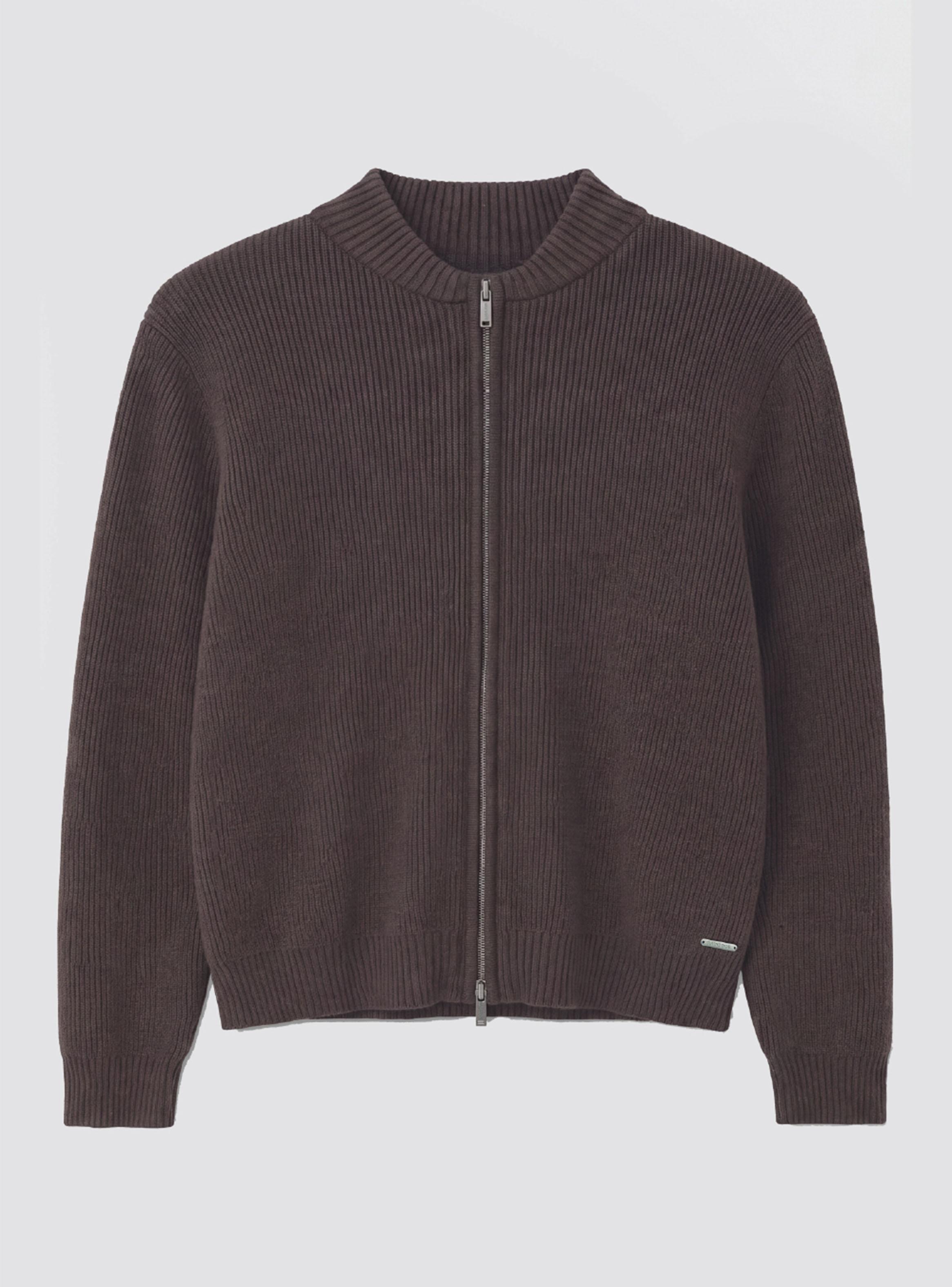 Sweater Bomber Brown-0