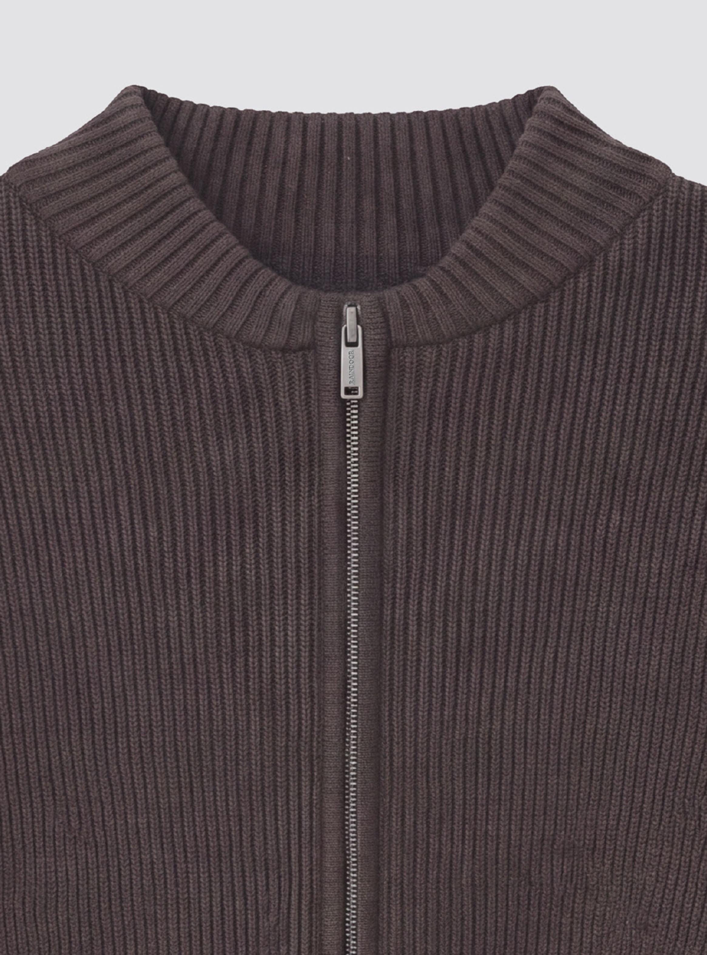 Sweater Bomber Brown-2