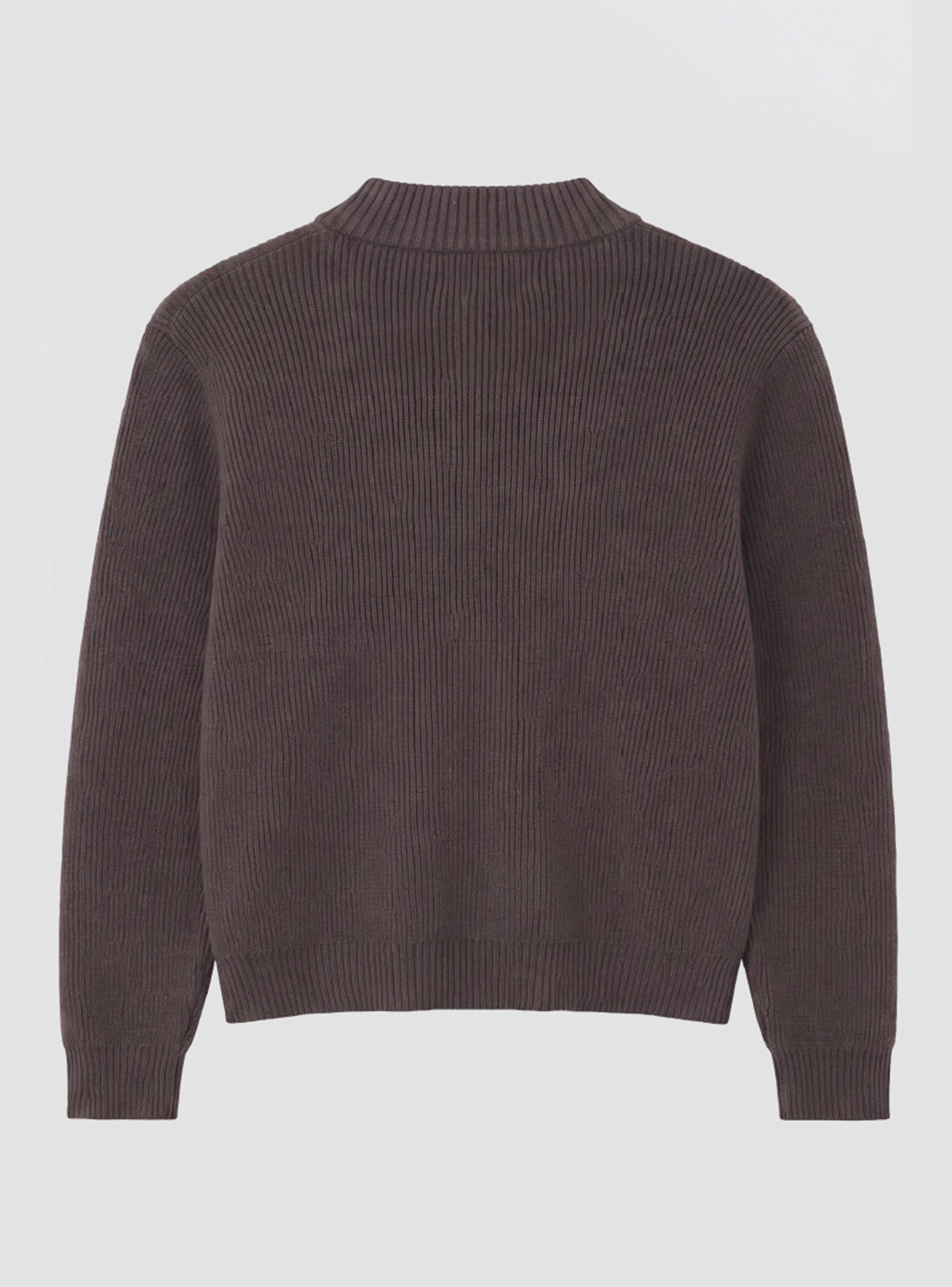 Sweater Bomber Brown-1