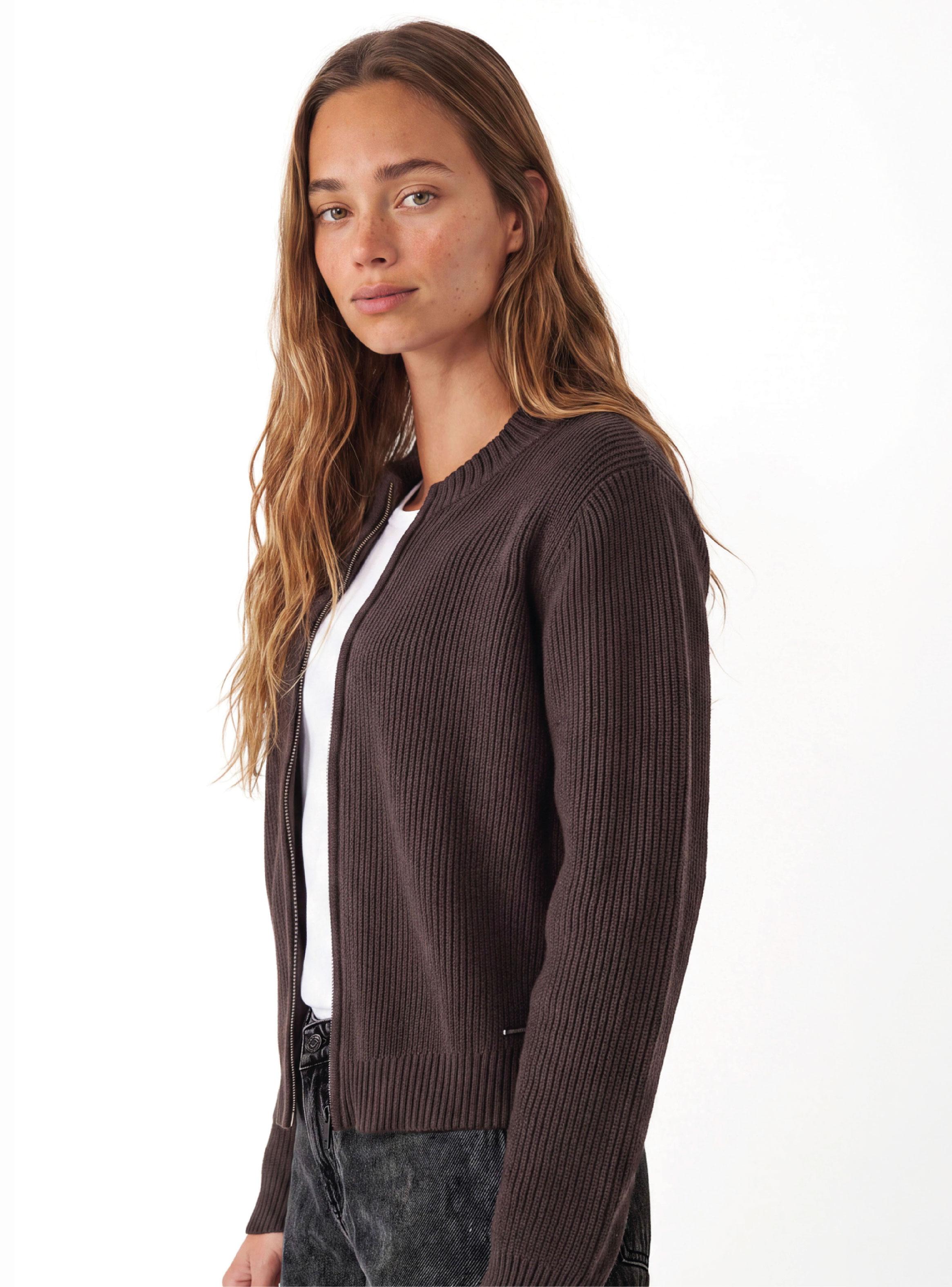 Sweater Bomber Brown-2