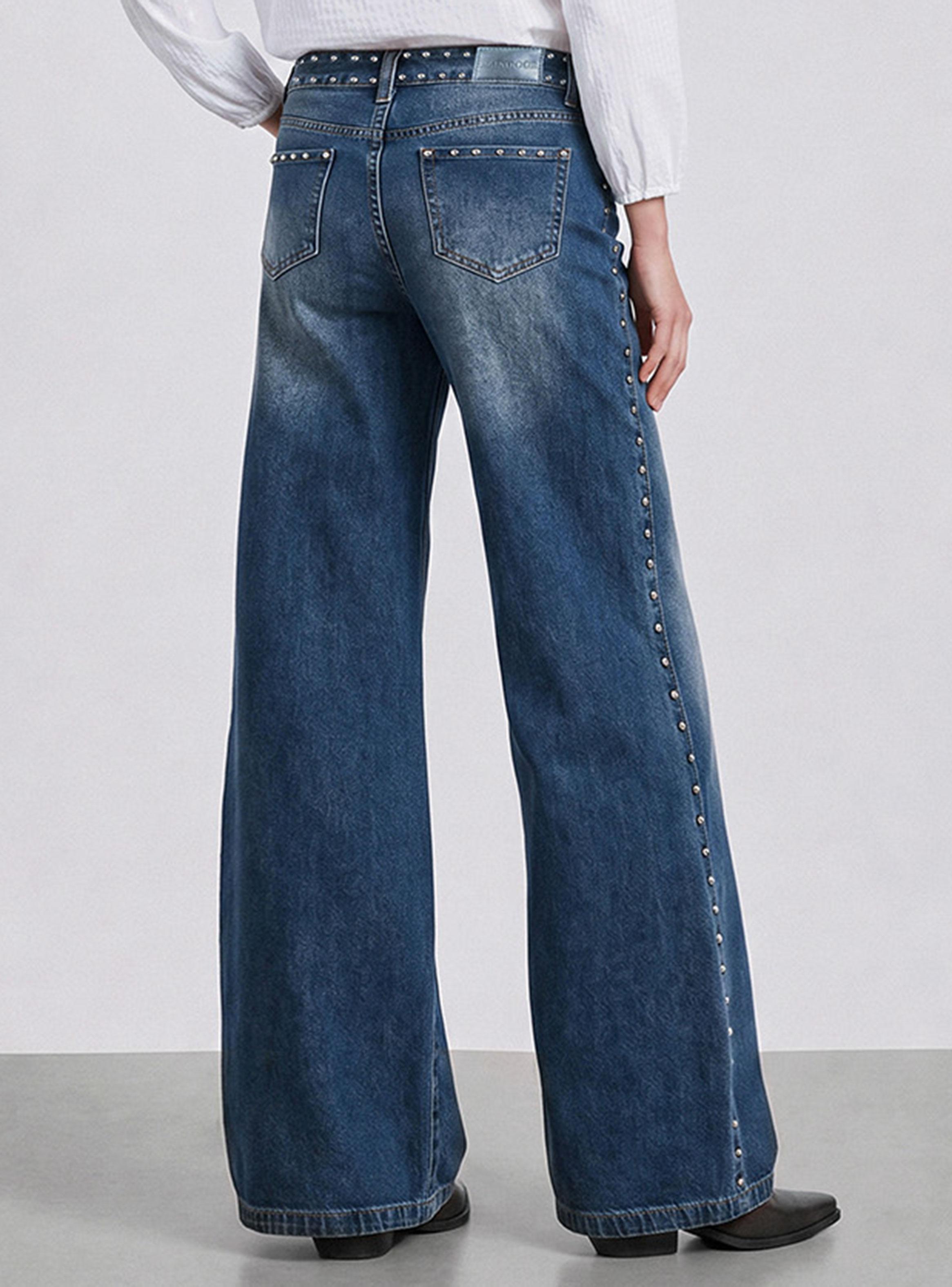 Pantalón Pretina Tachas Light Blue-3
