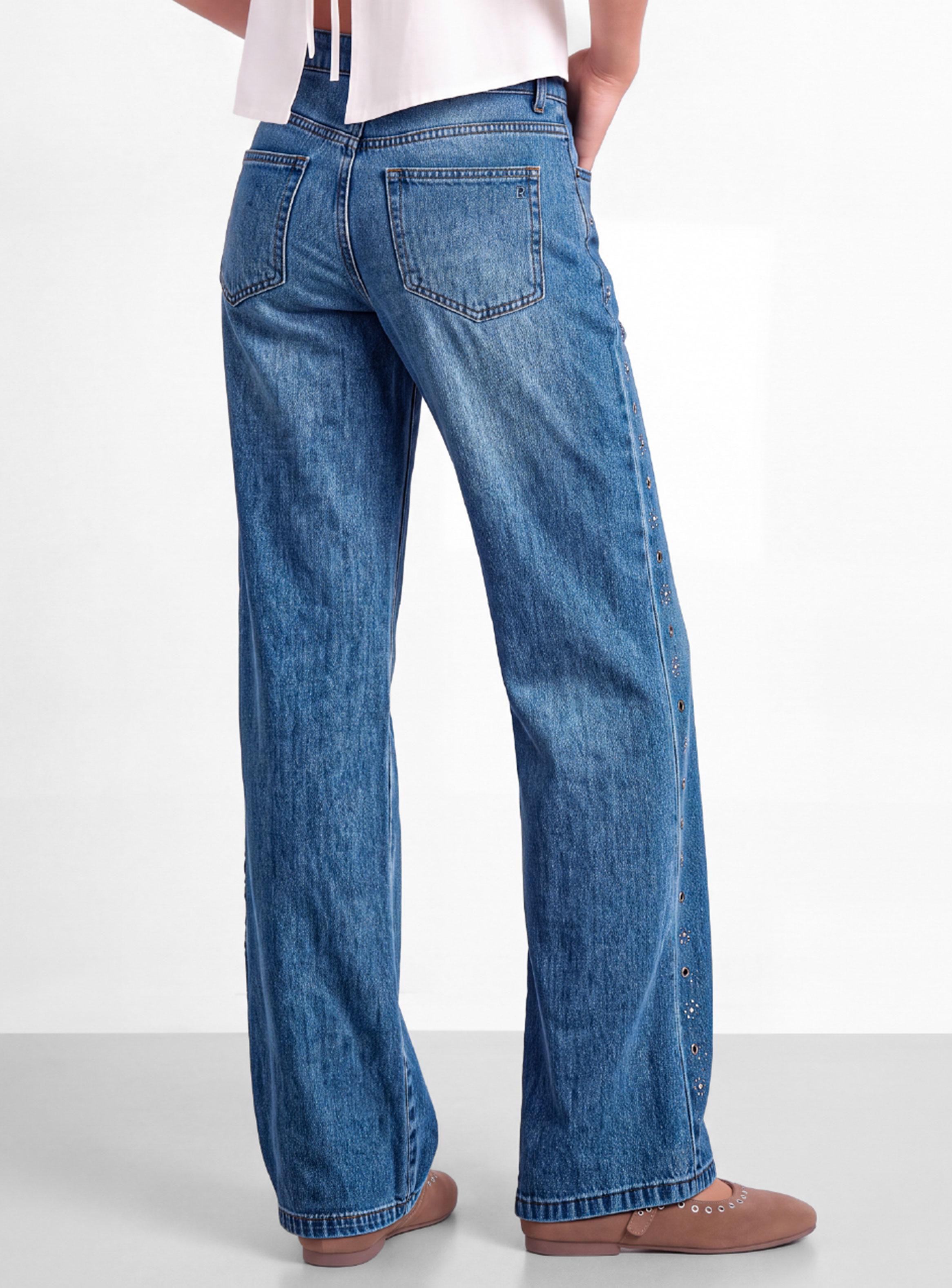 Pantalón Flores Tachas Light-3