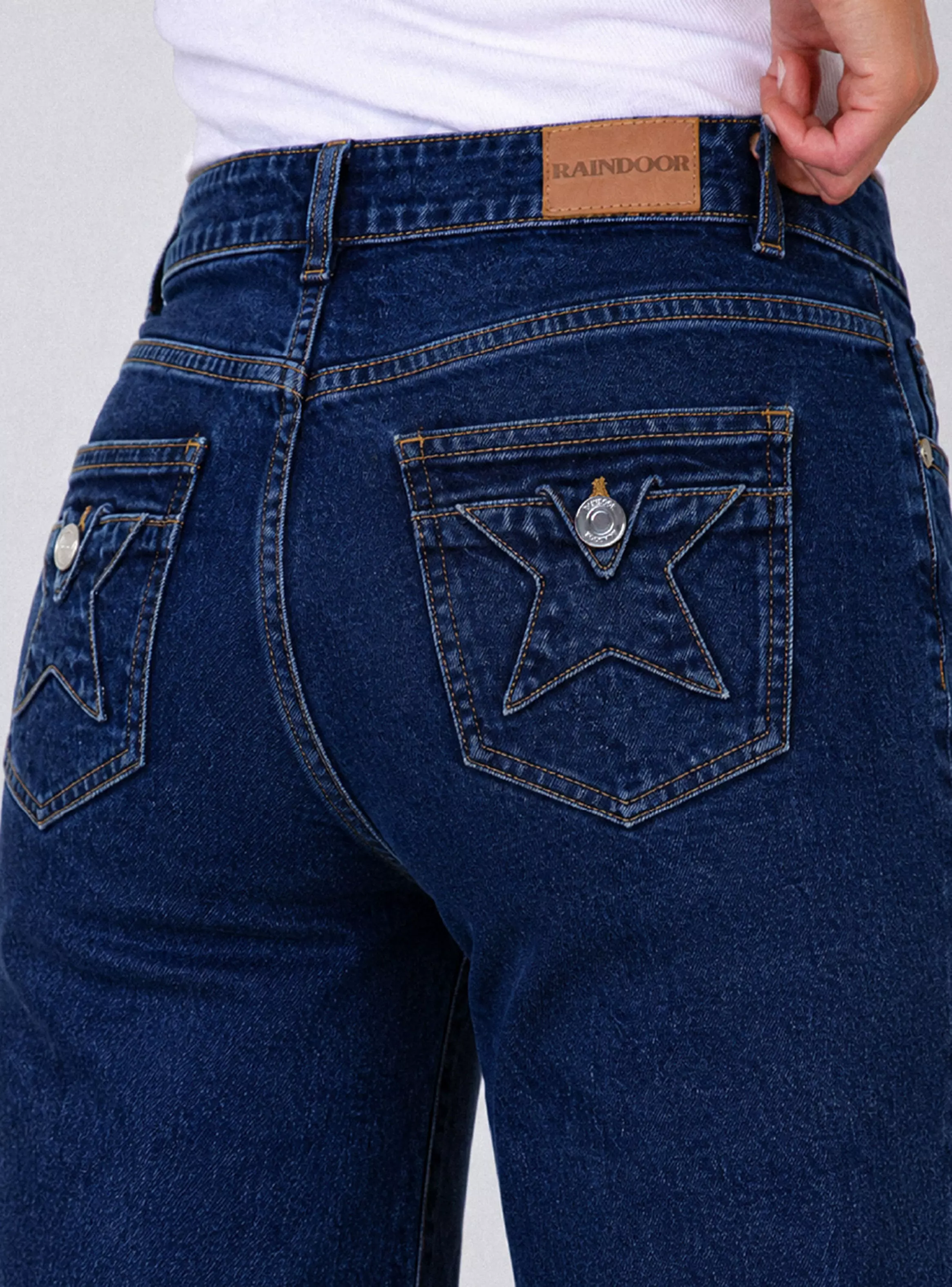 Pantalón Bolsillo Estrella Blue-3
