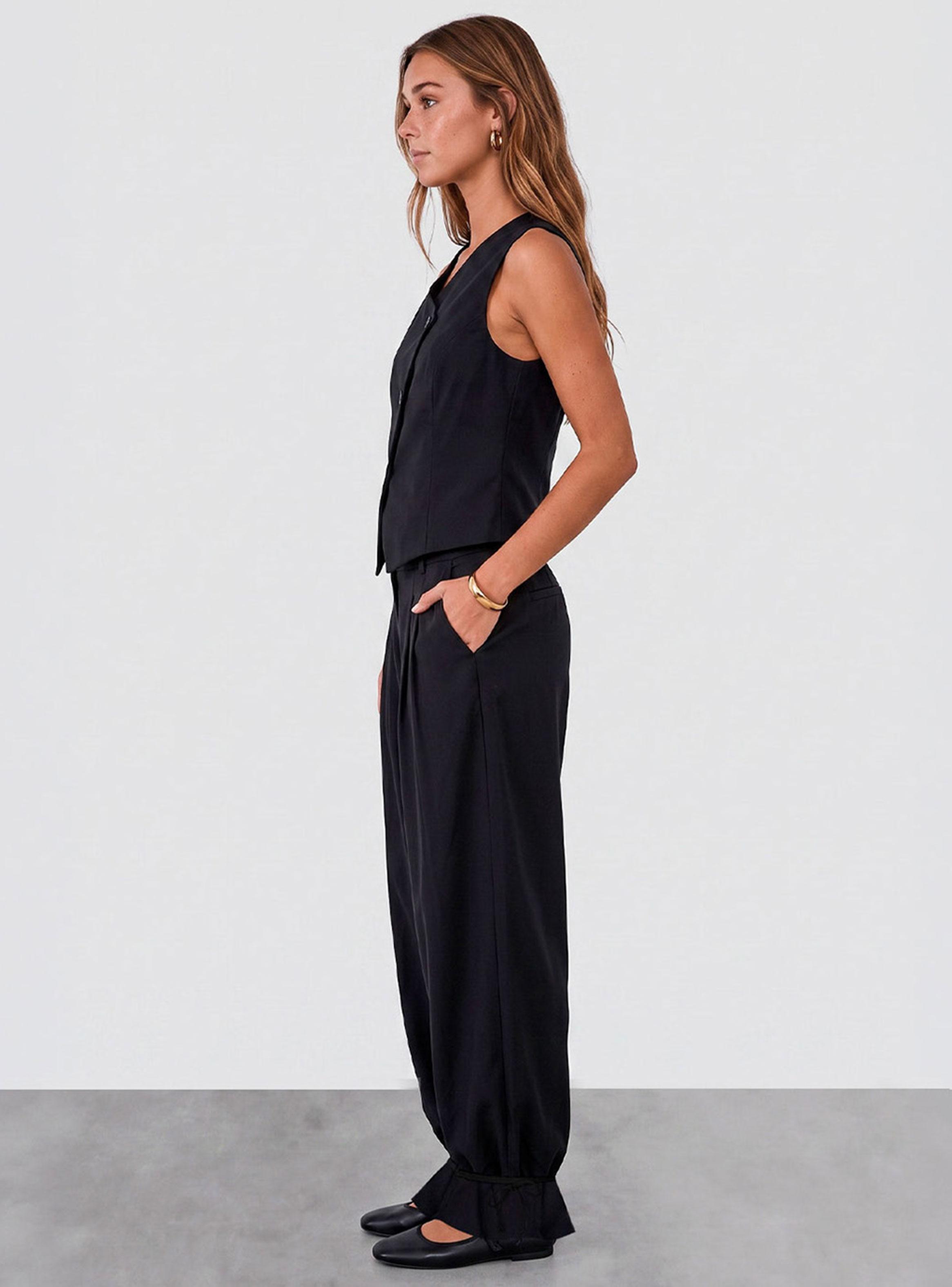Pantalón Sastrero Tencel Black-5
