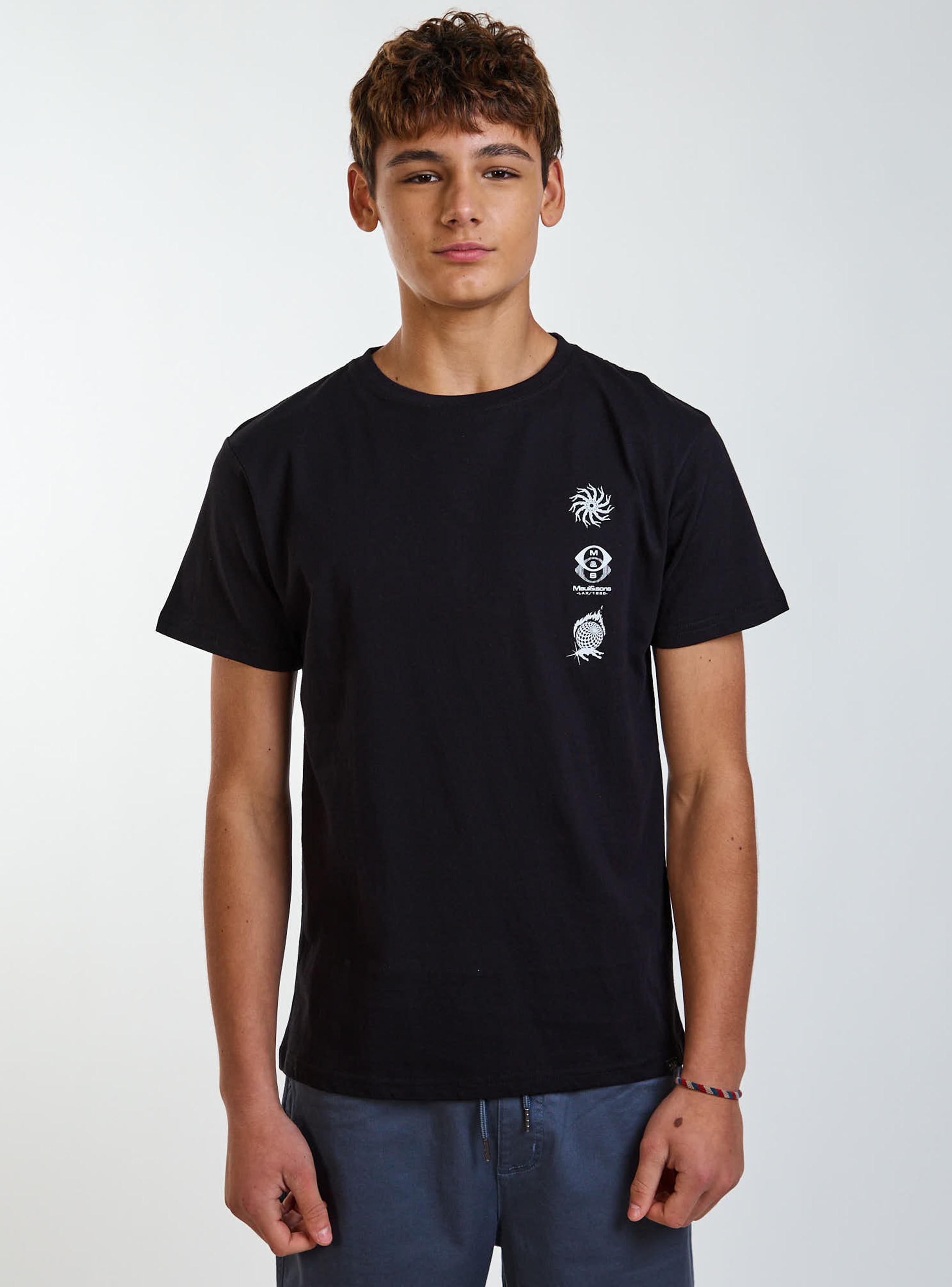 Polera Estampado Iconos Vertical Espalda-0