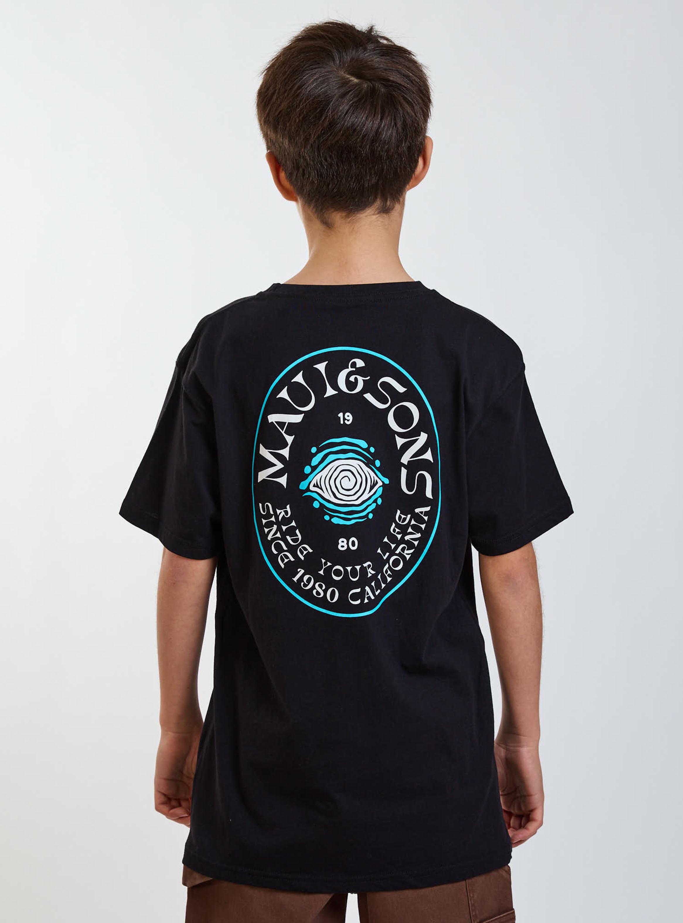 Polera Estampado Logo y Gráfica Espalda Niño-1