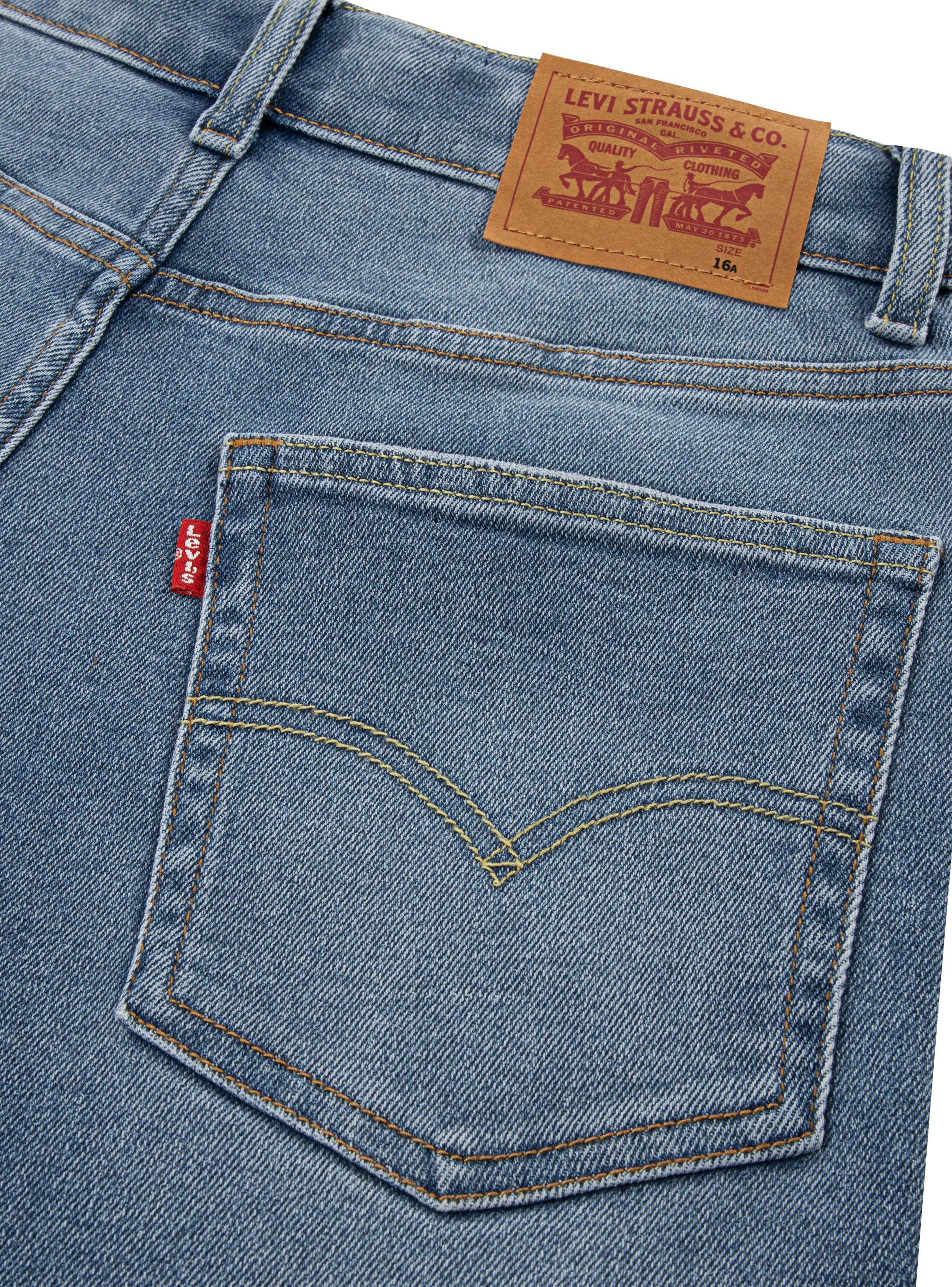 Jeans Stay Loose Tiro Medio Niño-3