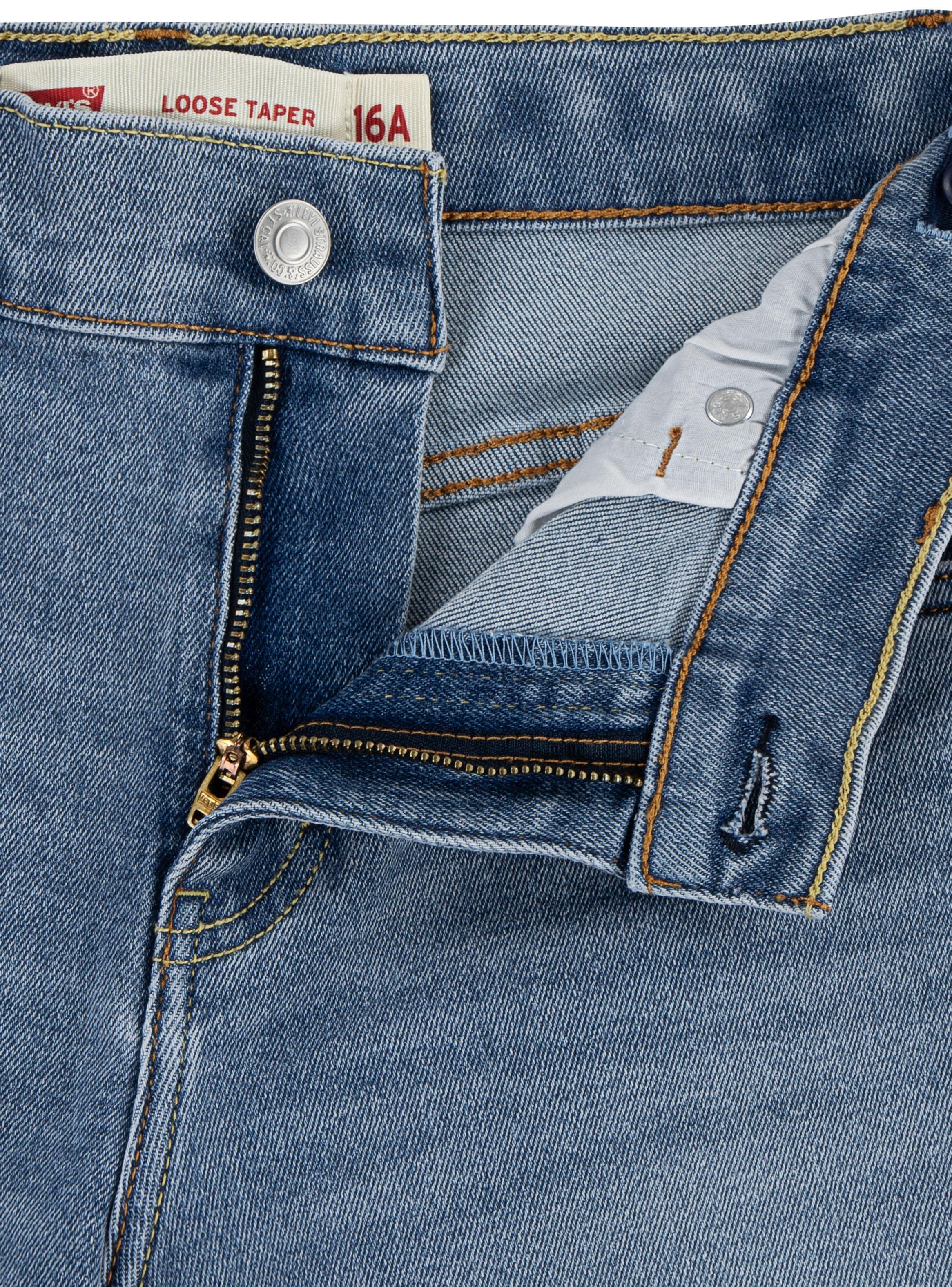 Jeans Stay Loose Tiro Medio Niño-2