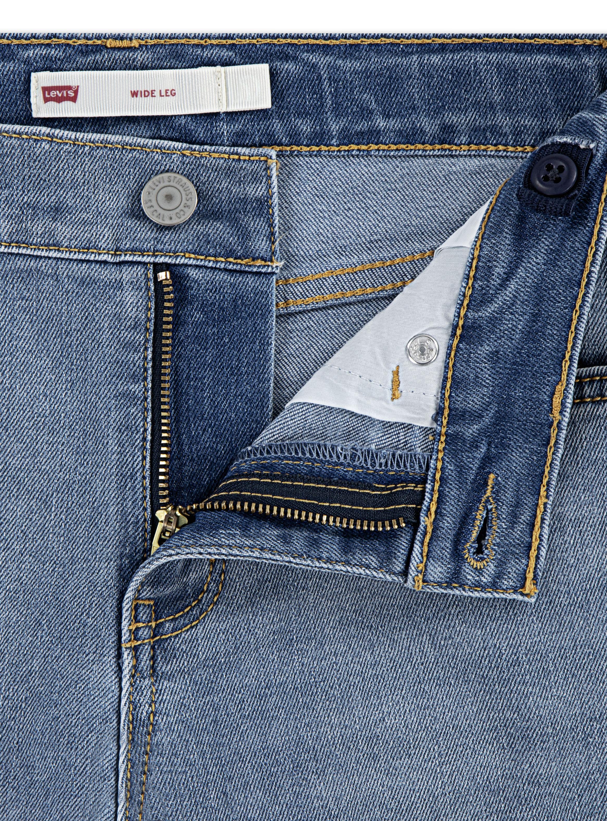 Jeans Modelo Wide Leg Tiro Alto Niña-2