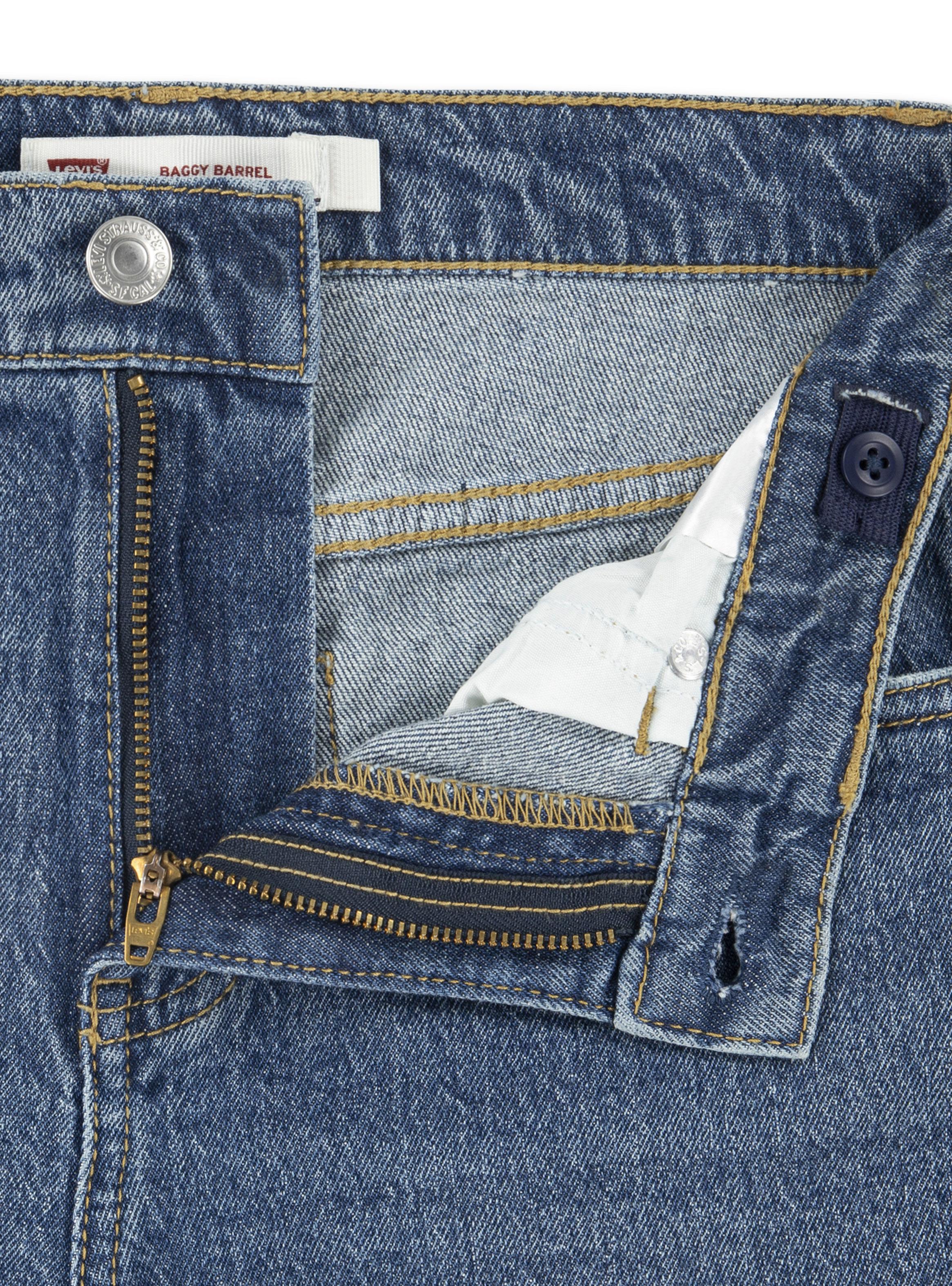 Jeans Clásico Baggy Tiro Alto Niña-2