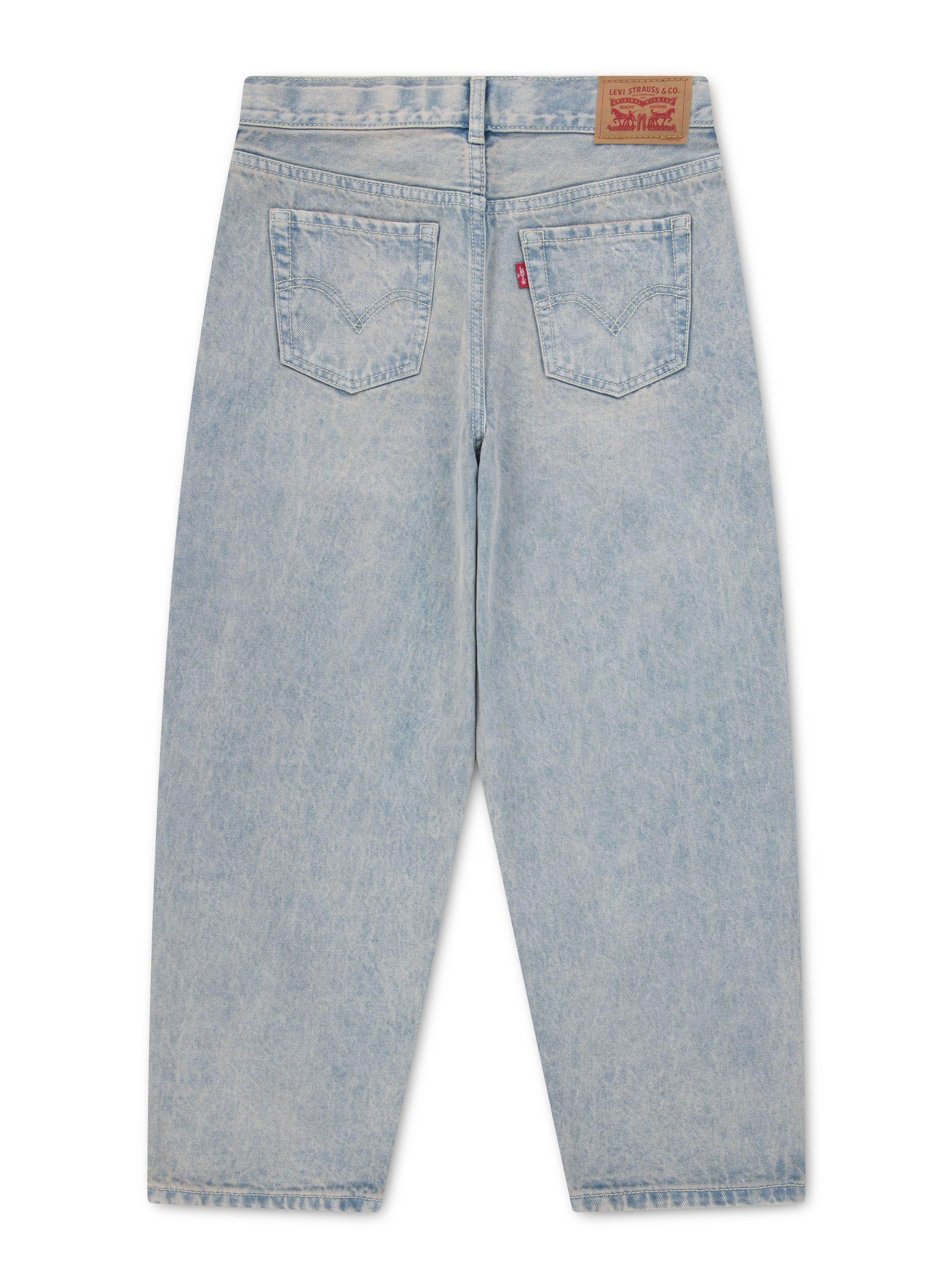 Jeans Baggy Barrel Tiro Alto Niña-1