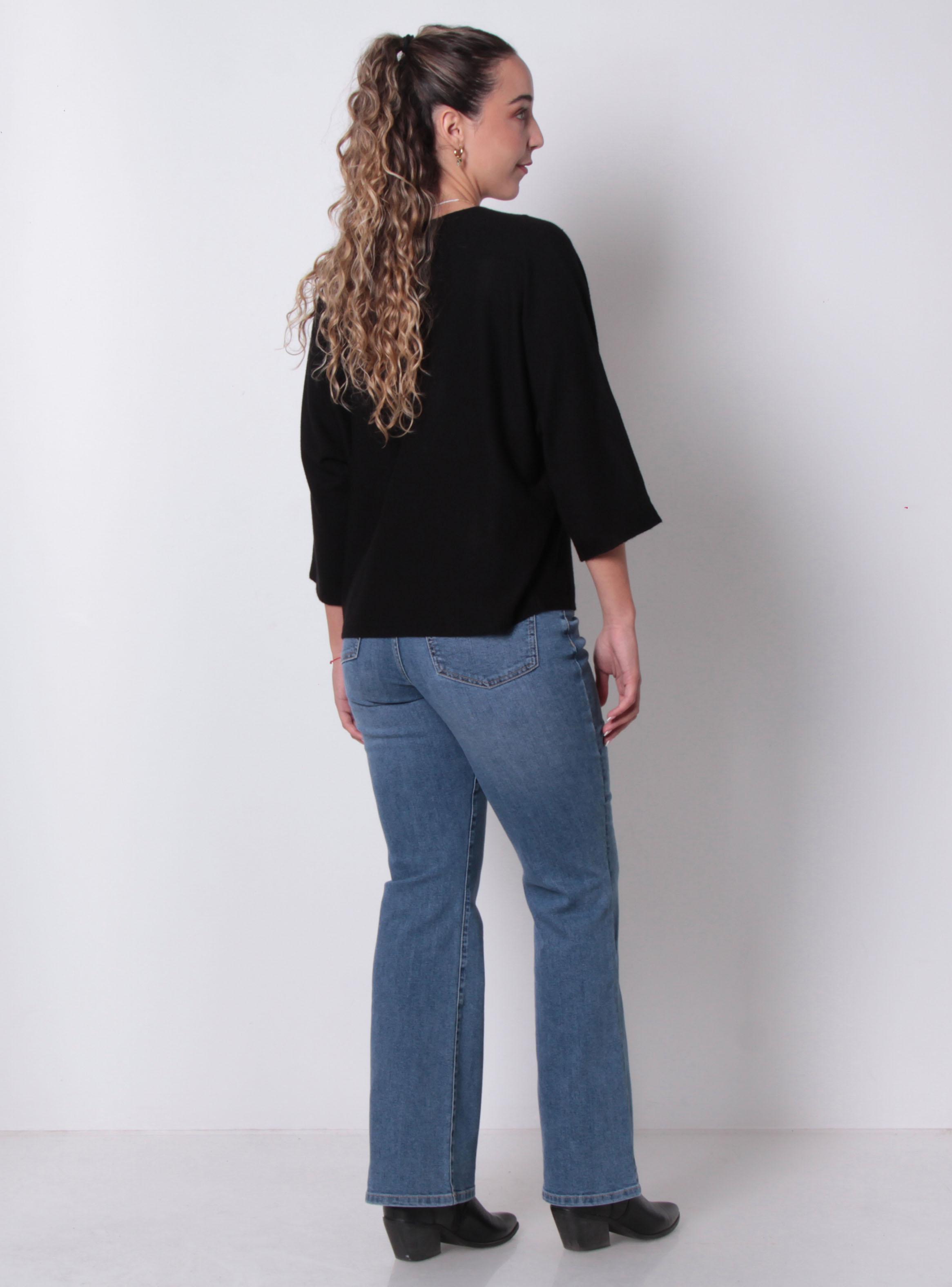 Sweater Manga Larga Cuello Alto-4