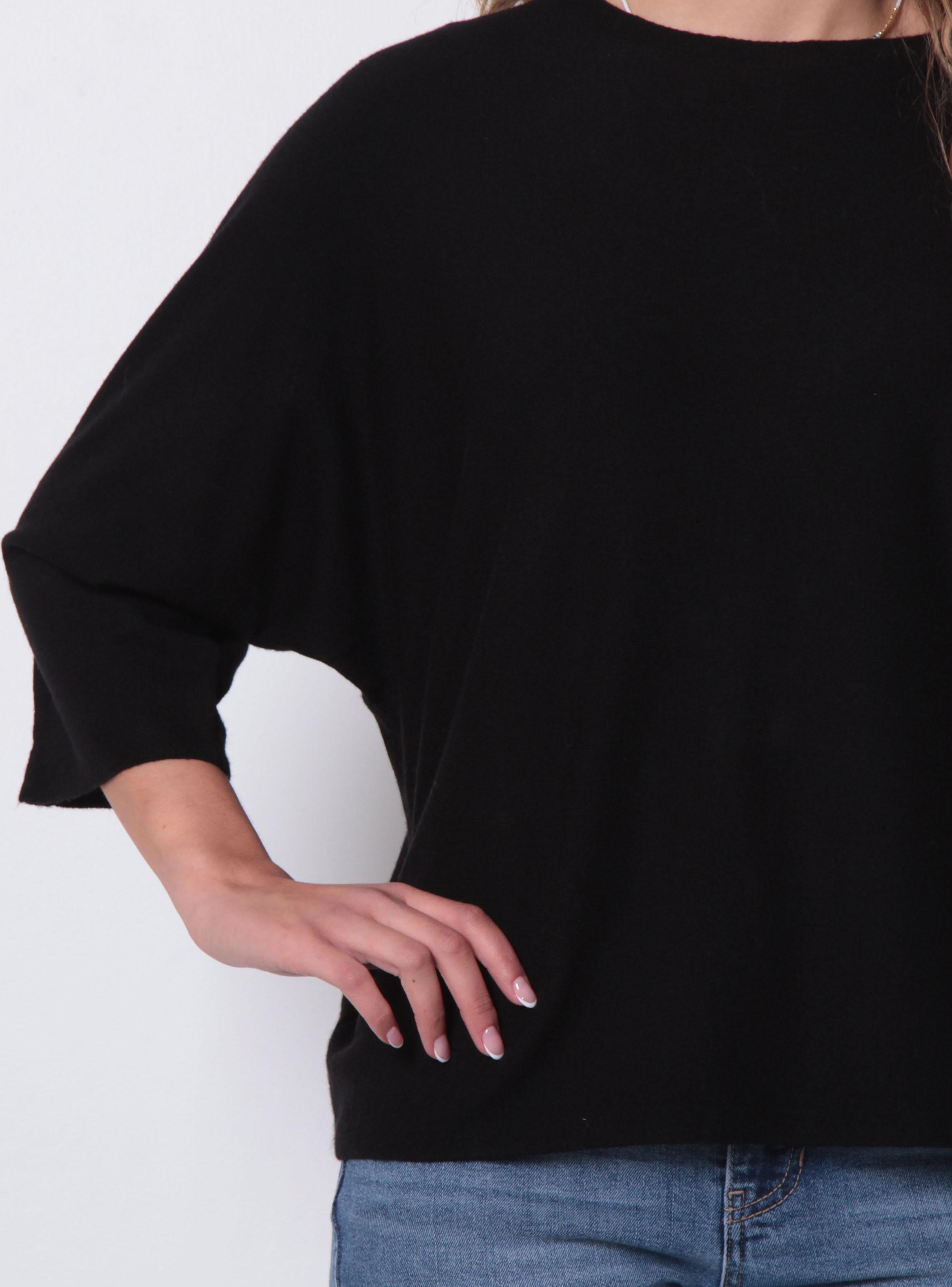 Sweater Manga Larga Cuello Alto-2