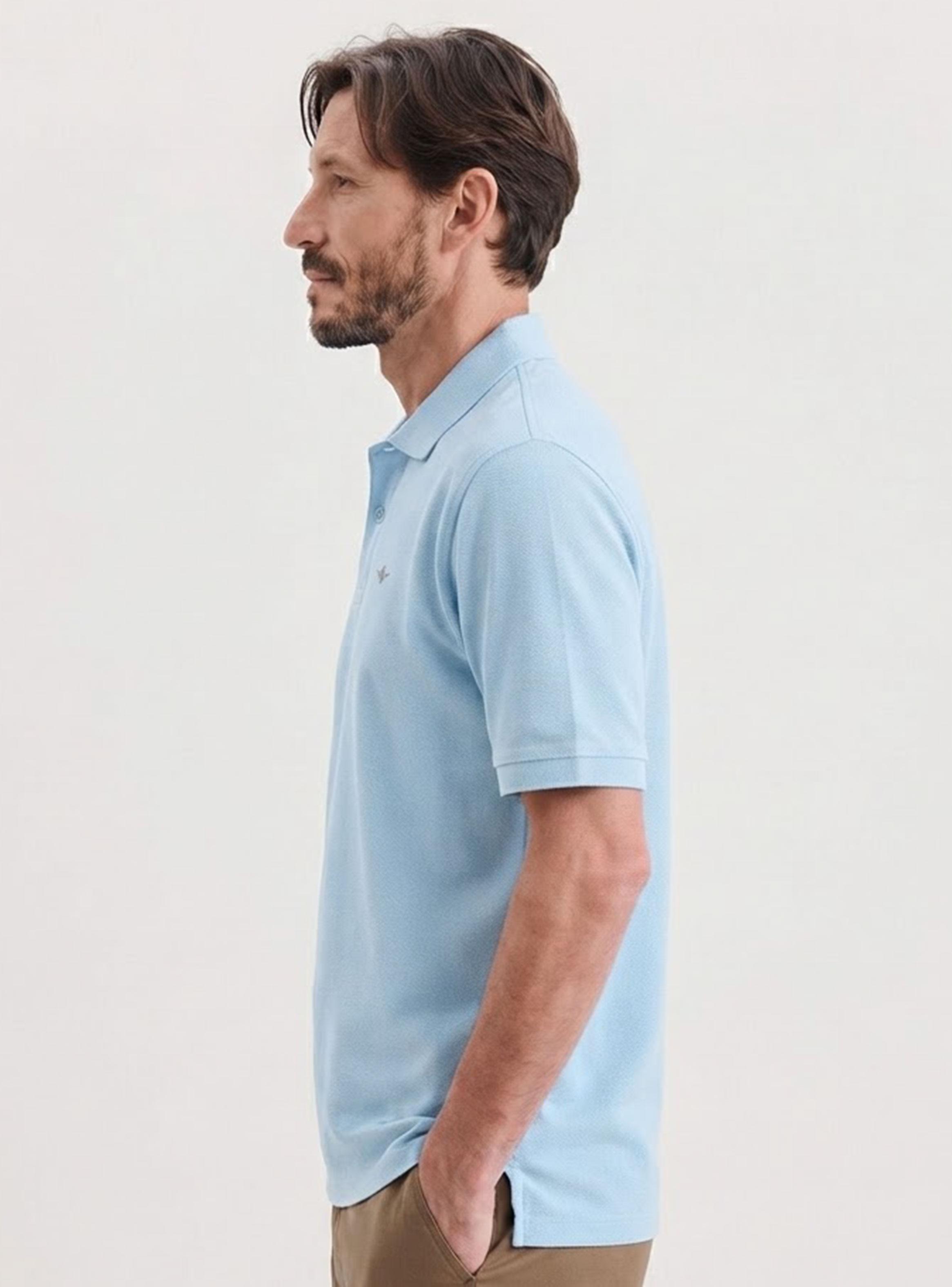 Polera Manga Corta Pique Polo Regular Dkr-2