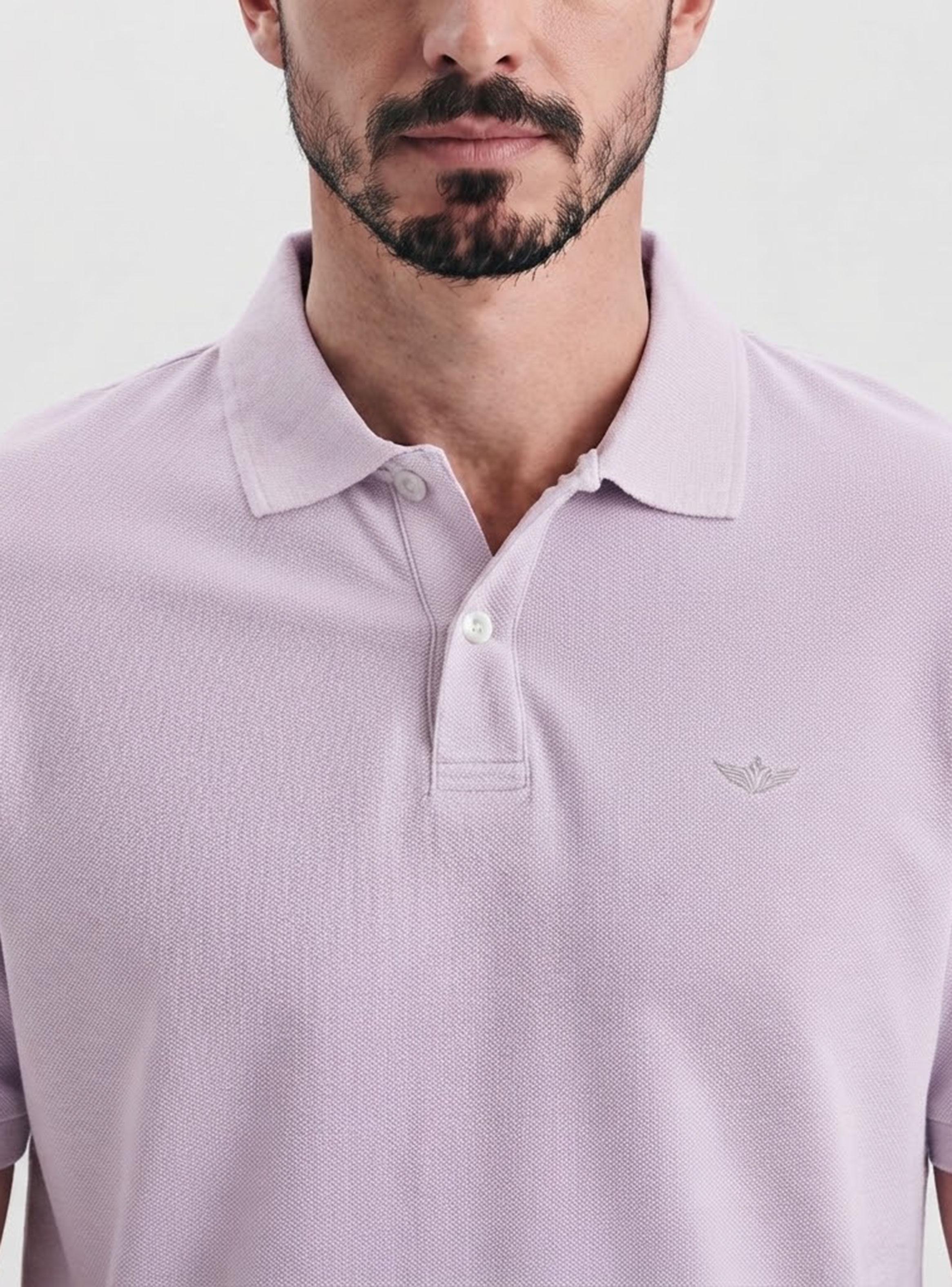 Polera Manga Corta Dkr Pique Polo Regular Botón-3
