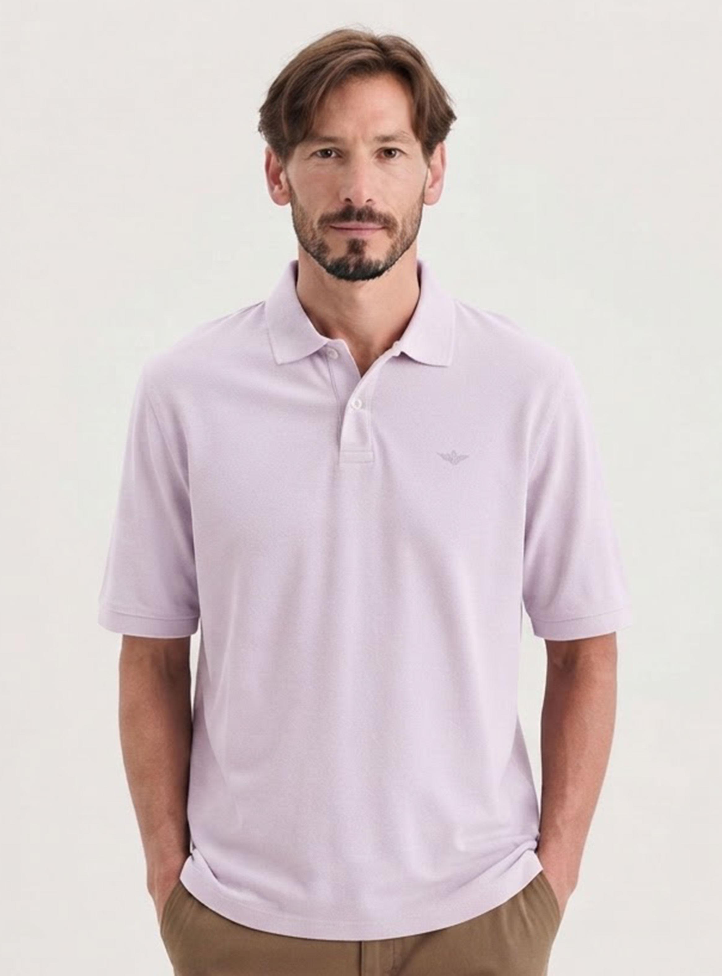 Polera Manga Corta Dkr Pique Polo Regular Botón-0
