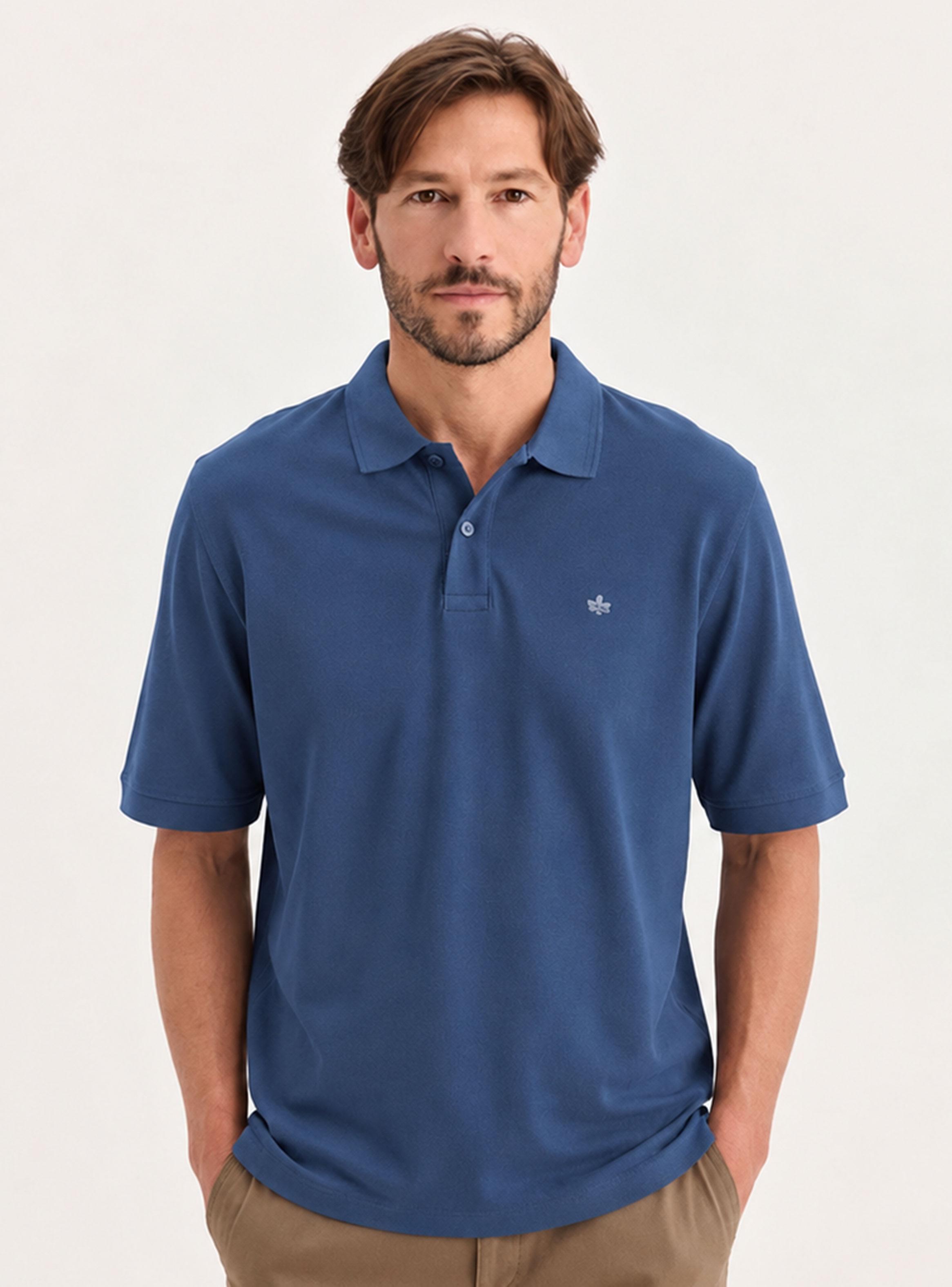 Polera Dkr Pique Polo Regular Manga Corta-0