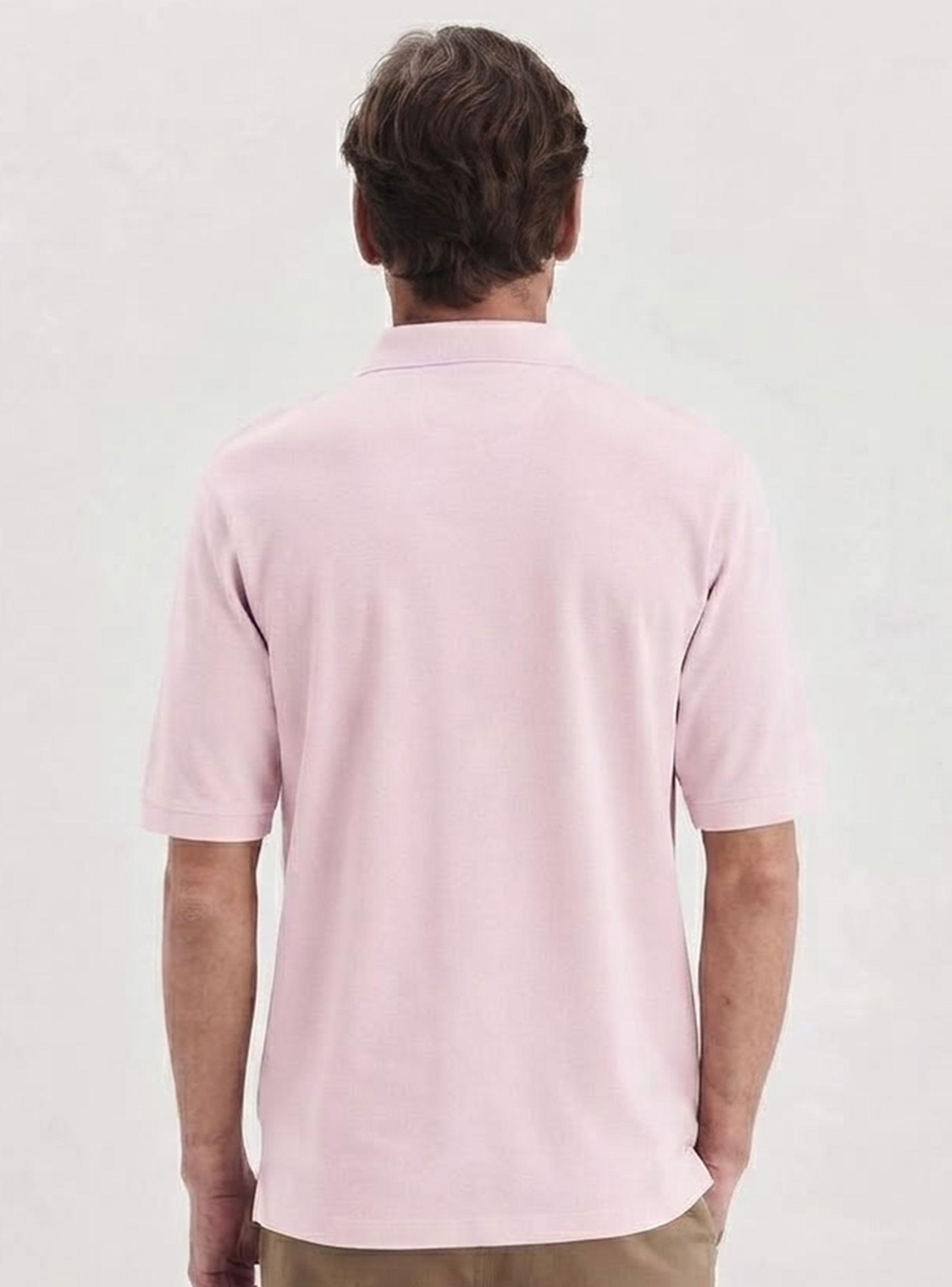 Polera Botón Manga Corta Dkr Pique Polo Regular-1