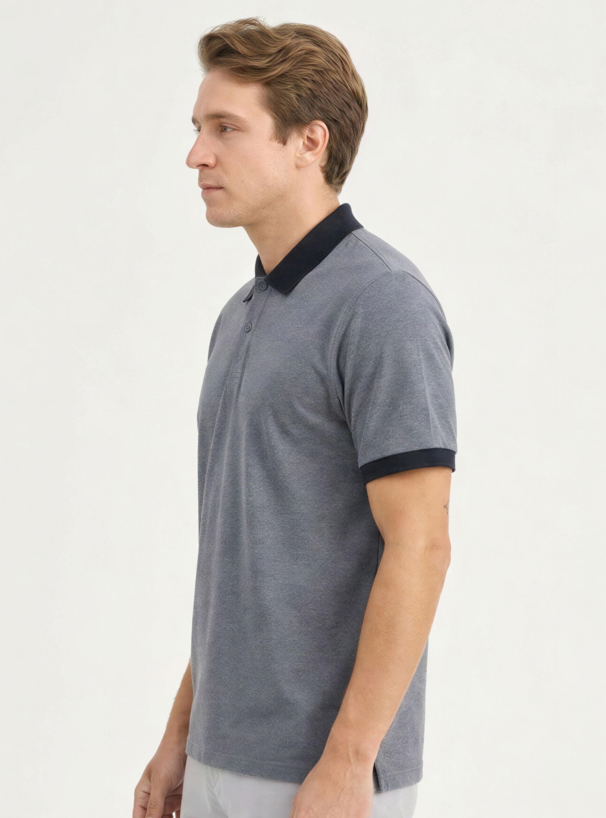 Polera Manga Corta Pique Poly-2
