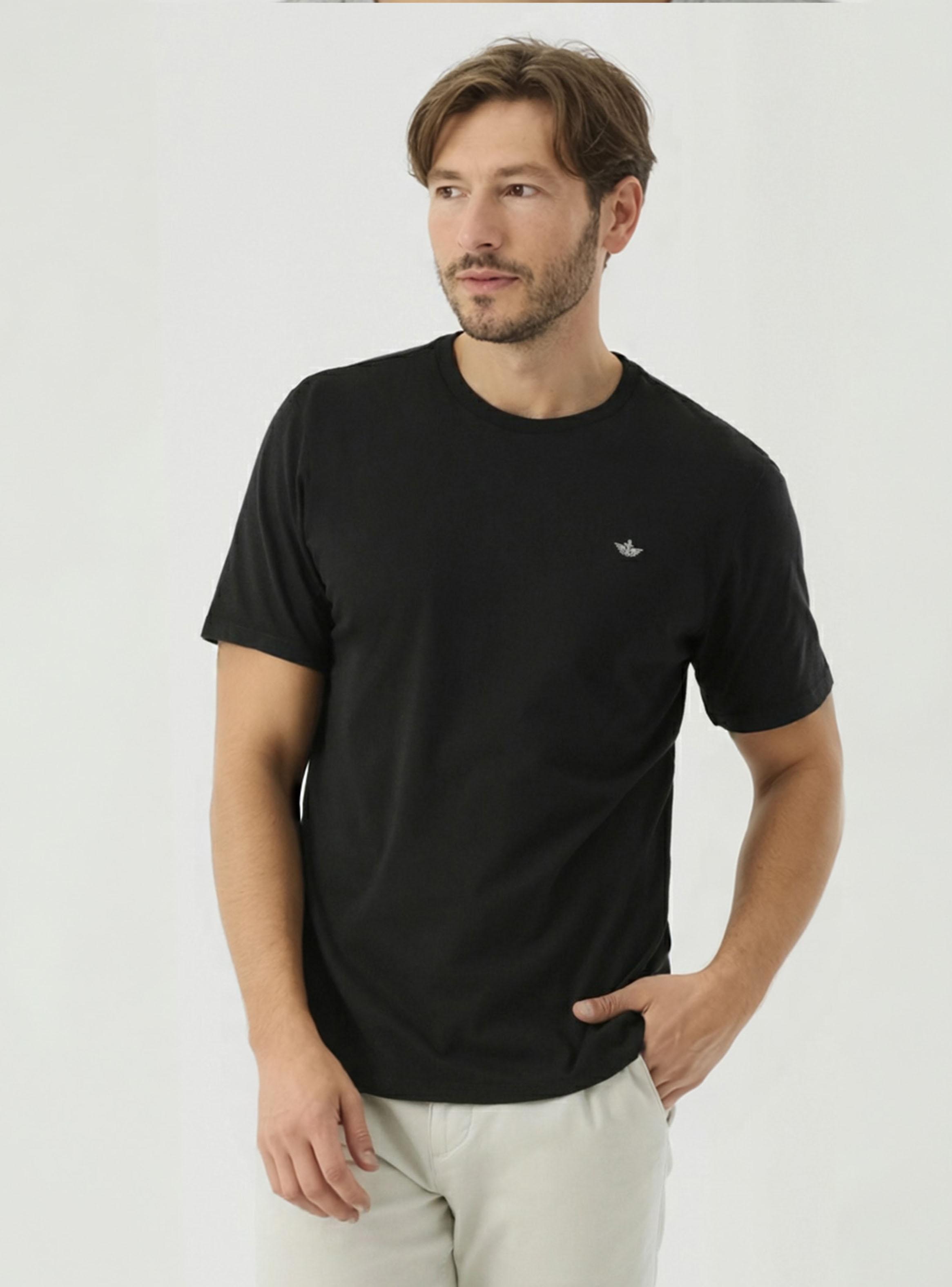 Polera Manga Corta Crewneck Lisa-0