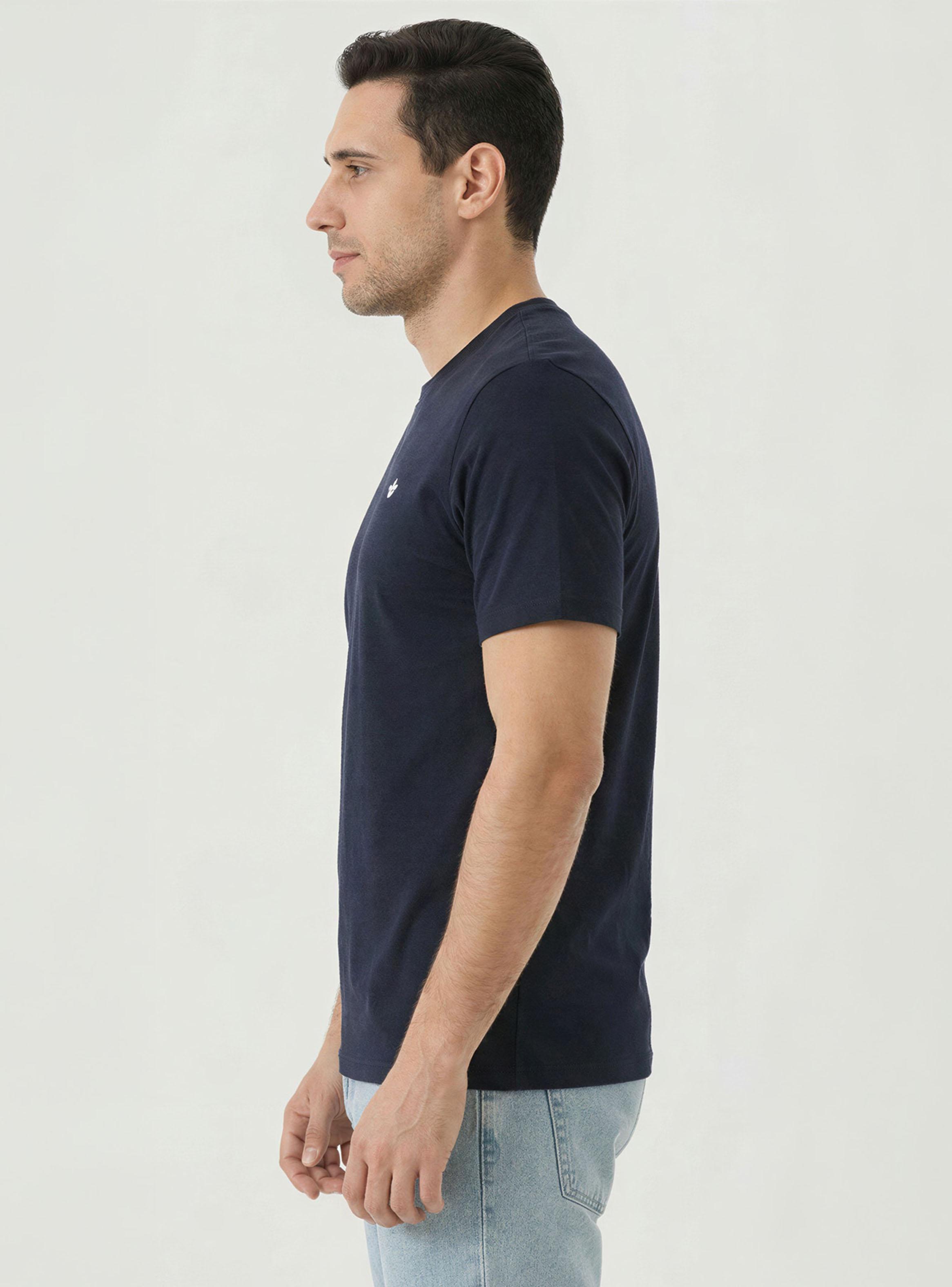 Polera Lisa Manga Corta Crewneck-2