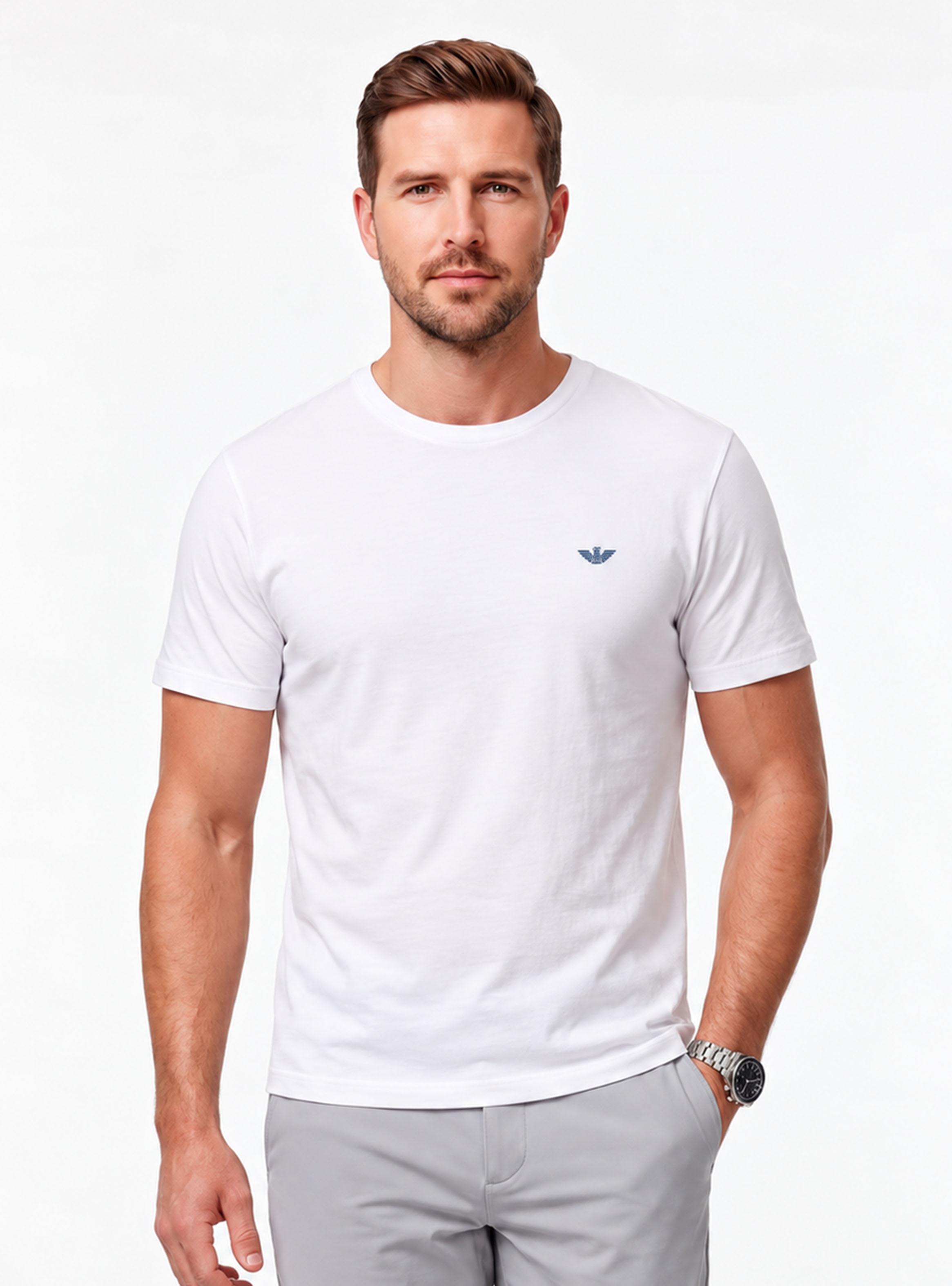 Polera Logo Wing And Anchor Manga Corta Dkr-0
